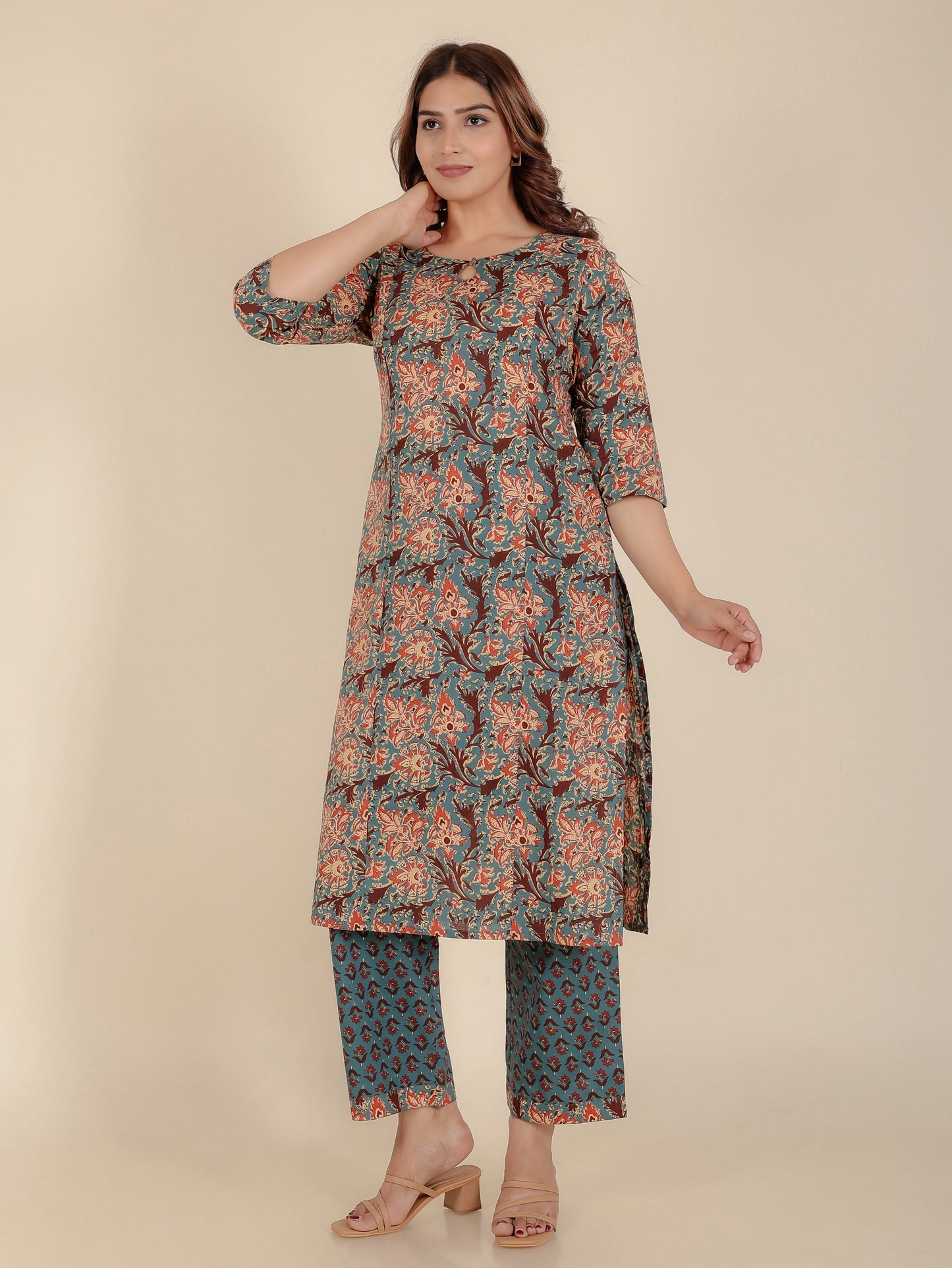 Soft Cotton Kalamkari Kurta