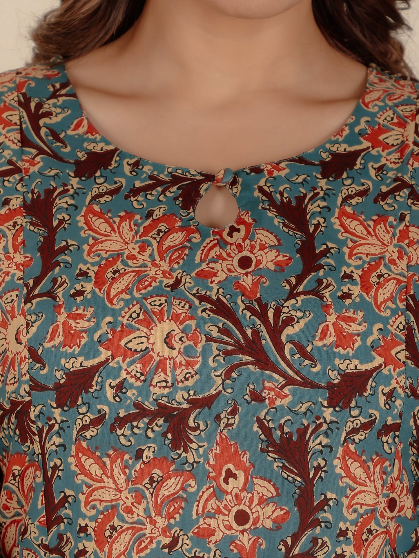 Soft Cotton Kalamkari Kurta