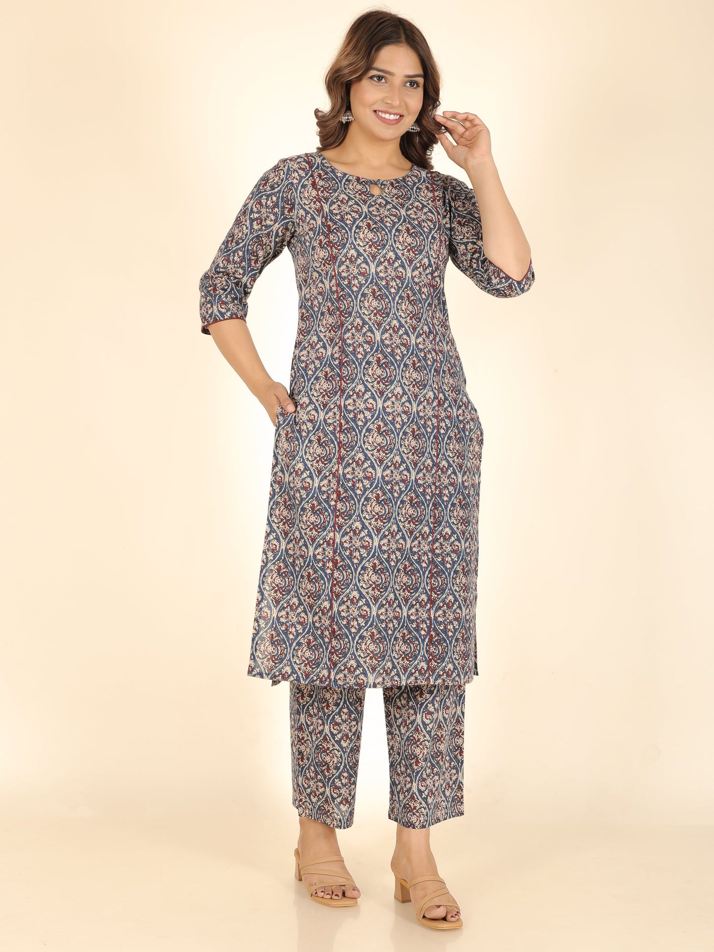 Soft Cotton Kalamkari Kurta