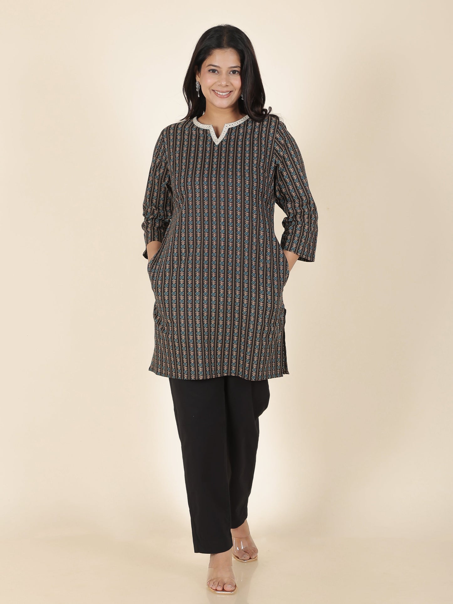 Soft Cotton Striped Kurti