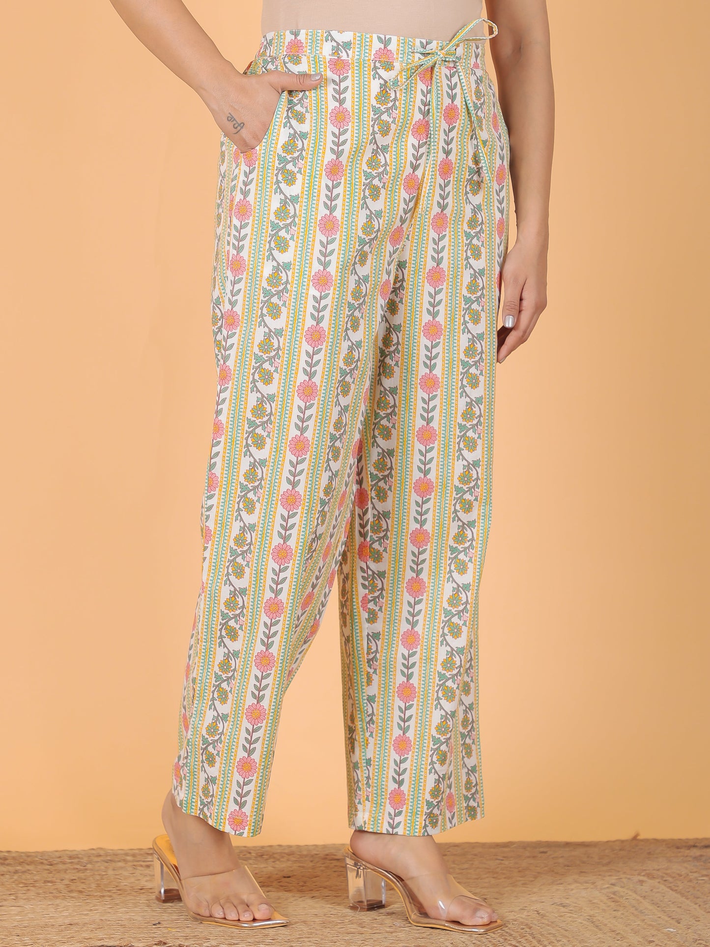 Soft Cotton Floral Pant