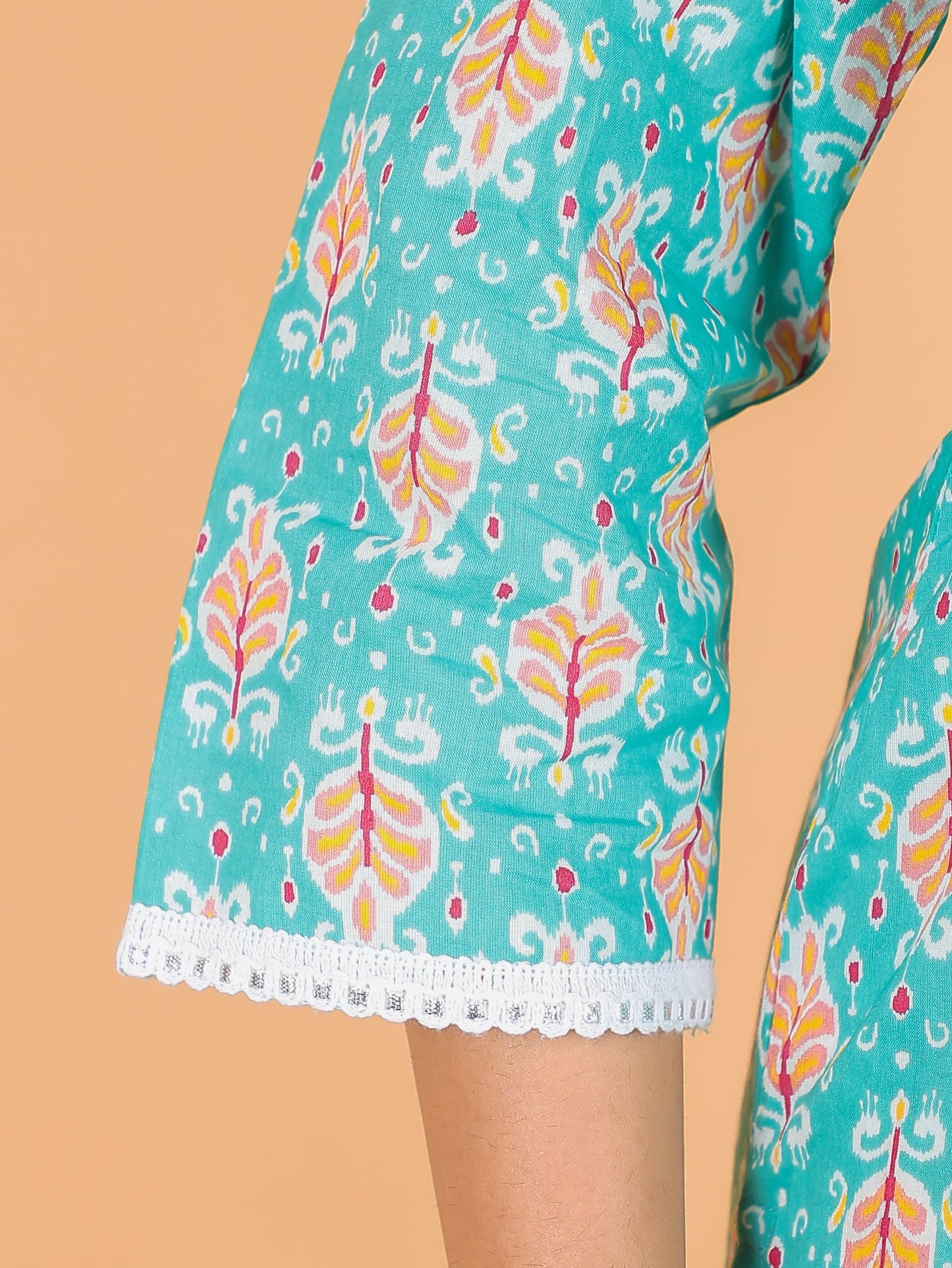 Soft Cotton Floral Kurta