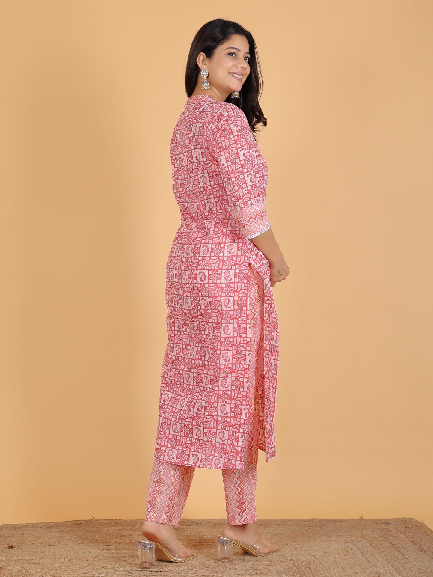 Soft Cotton Abstract Kurta