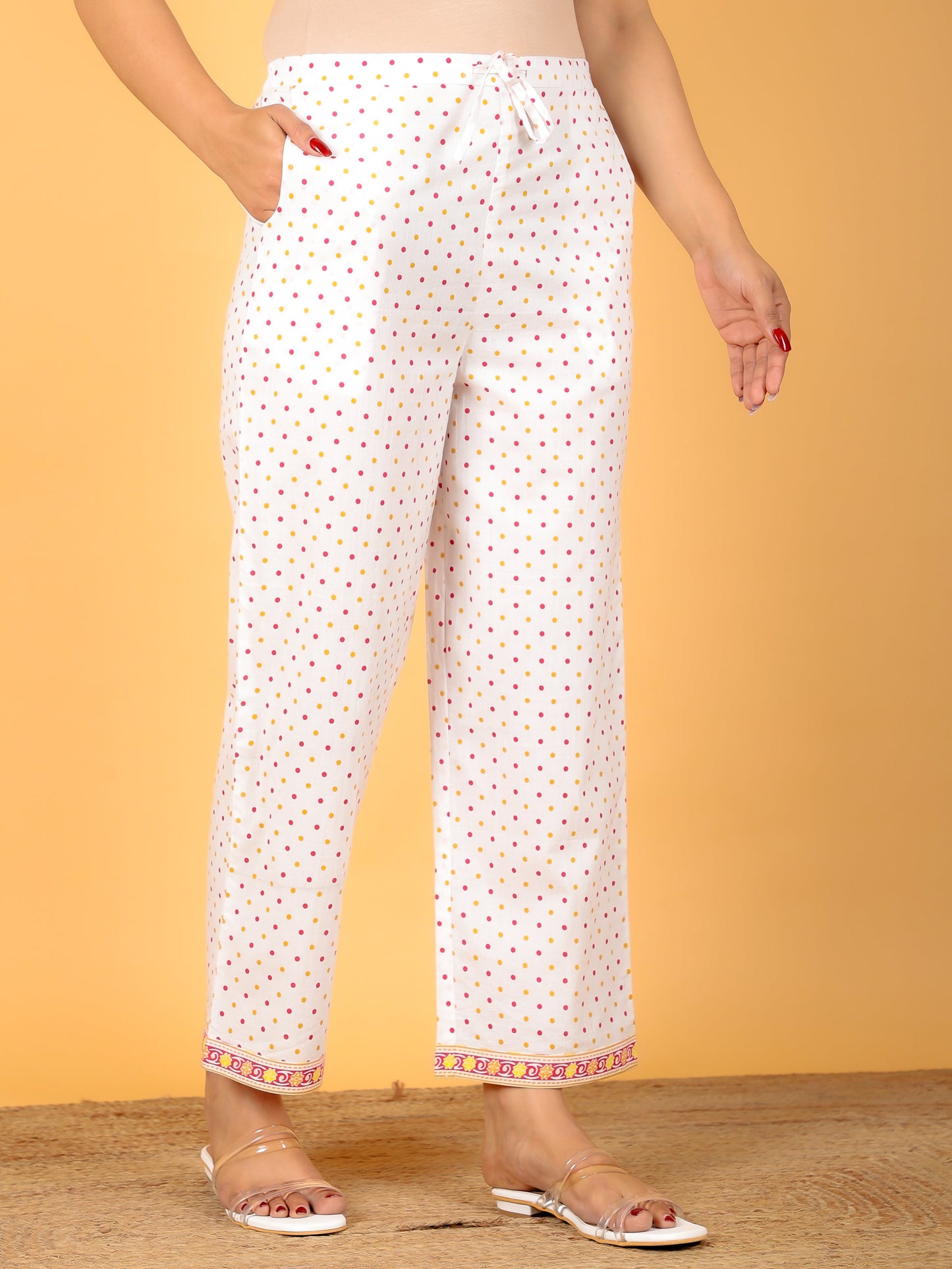 Soft Cotton Abstract Pant