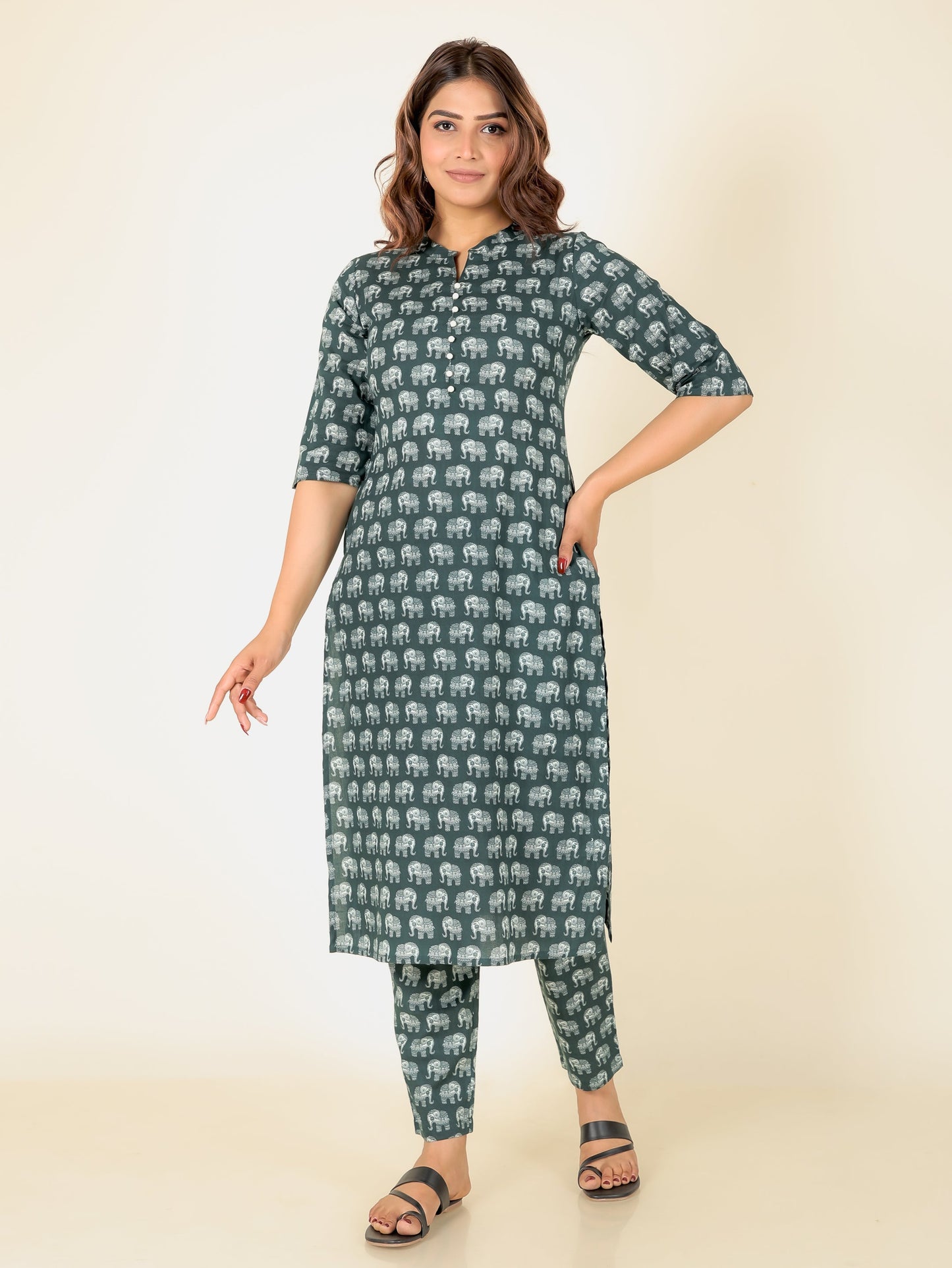 Soft Cotton Animal Kurta