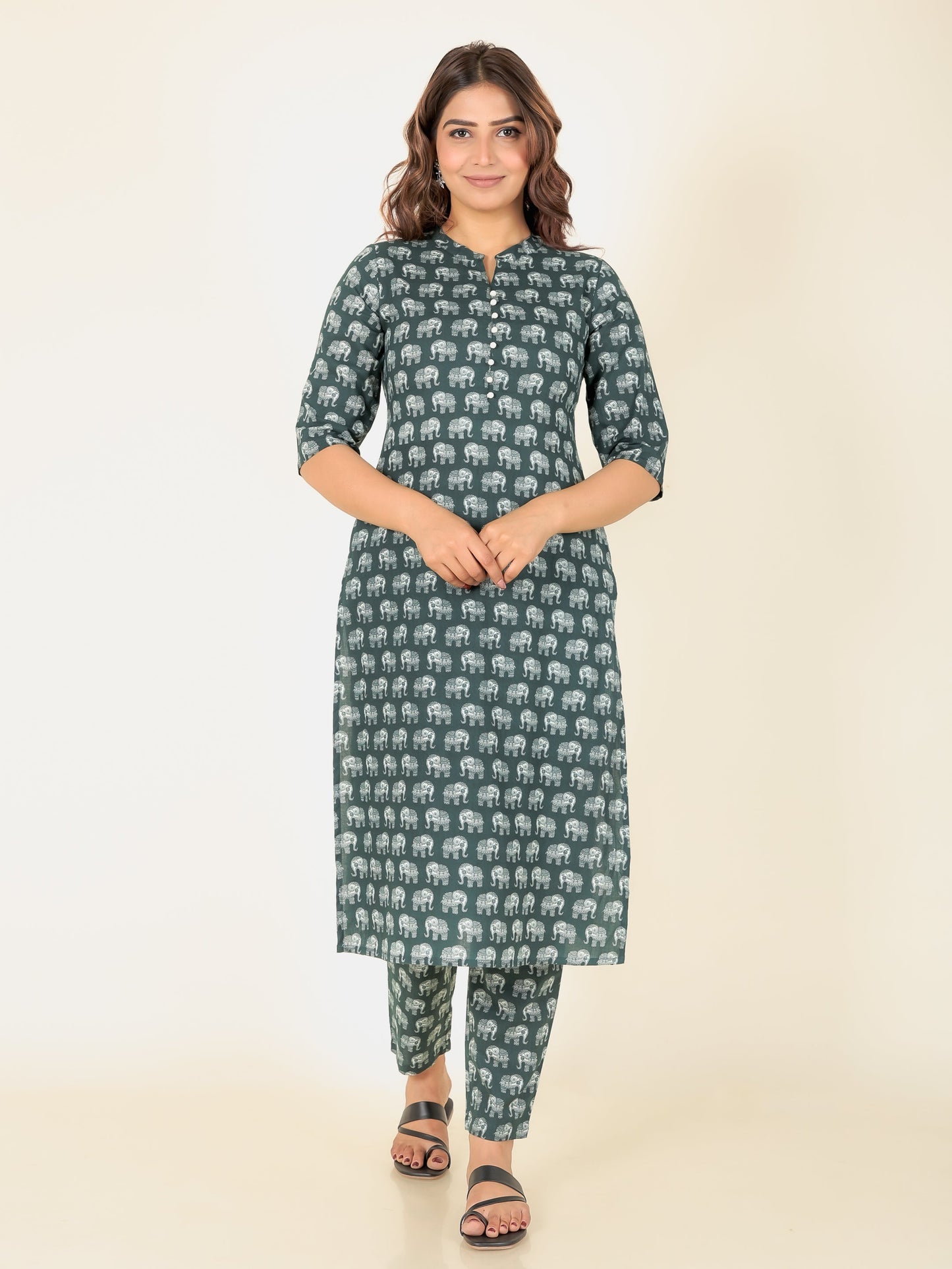 Soft Cotton Animal Kurta