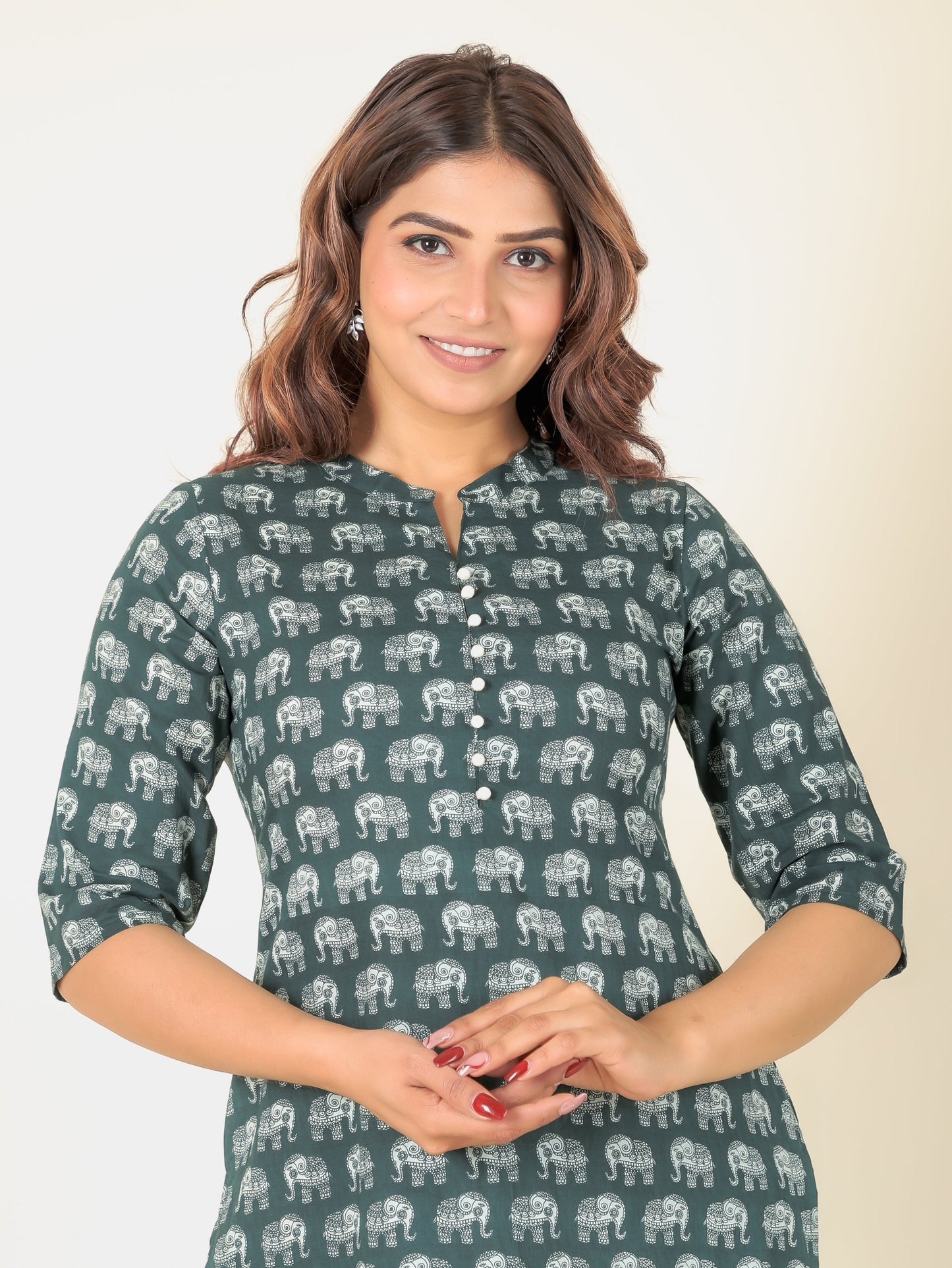 Soft Cotton Animal Kurta