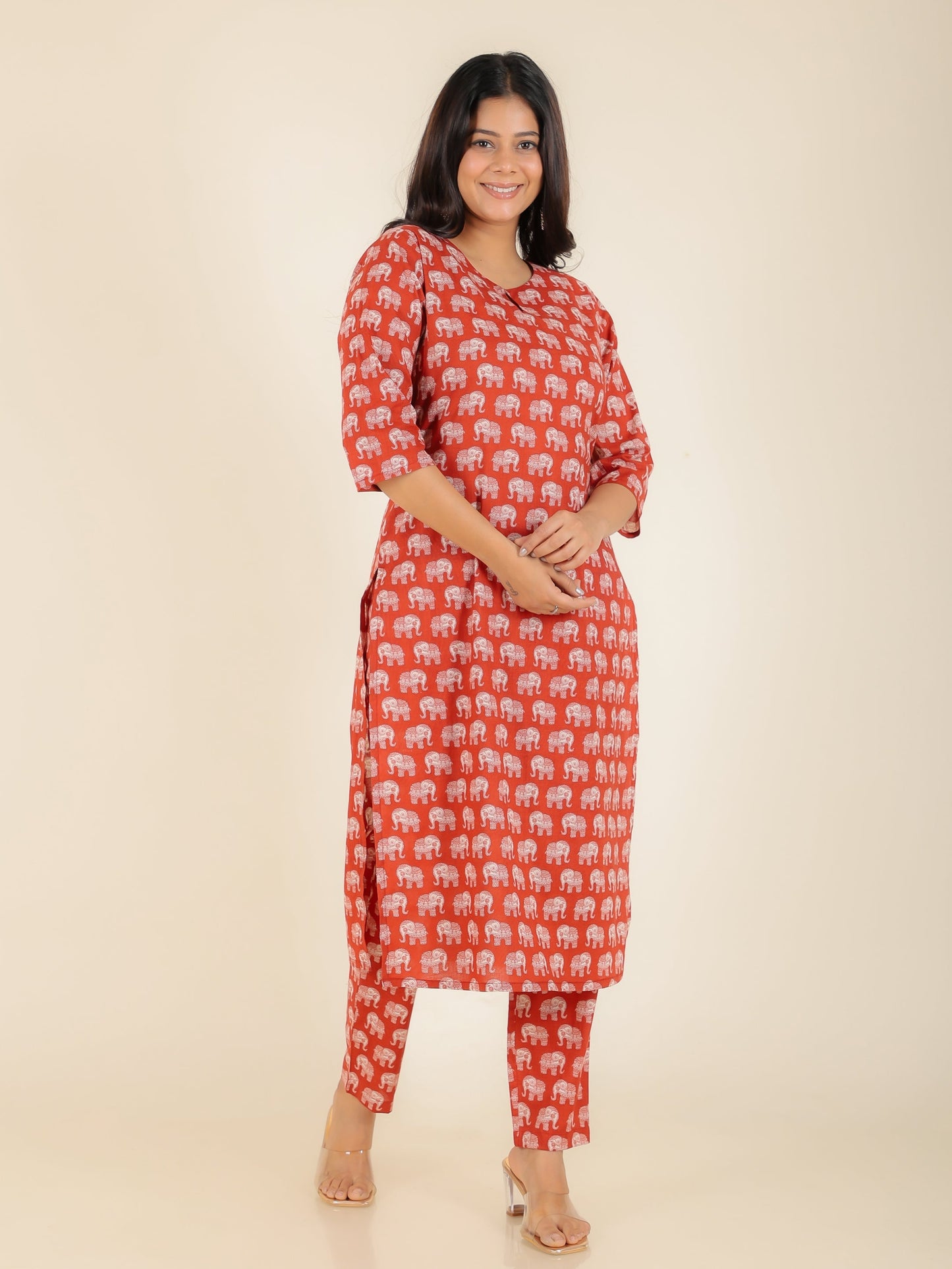 Soft Cotton Animal Kurta