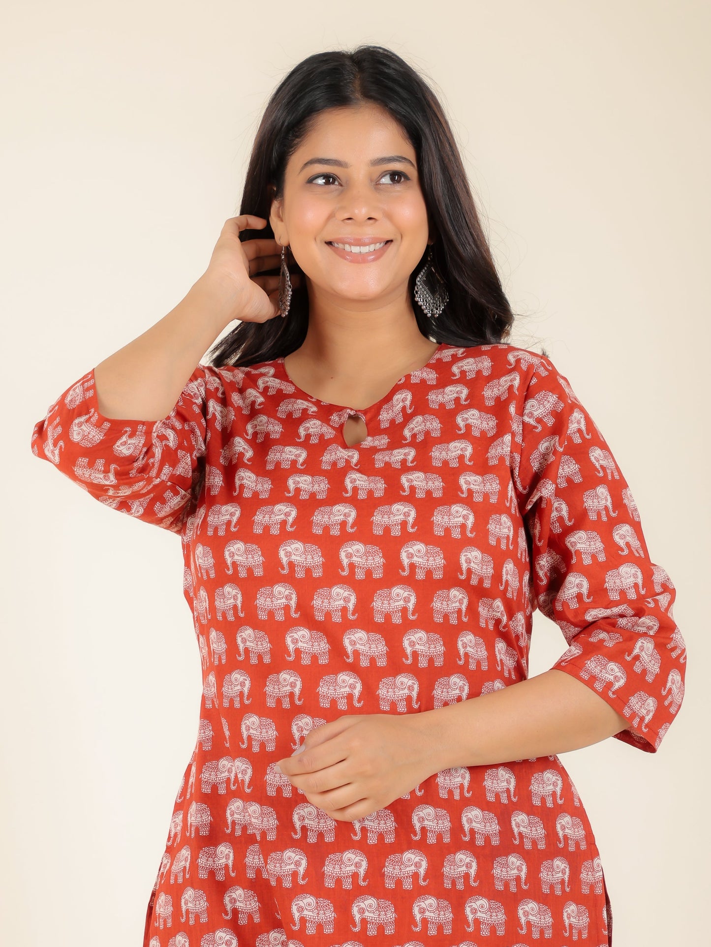 Soft Cotton Animal Kurta