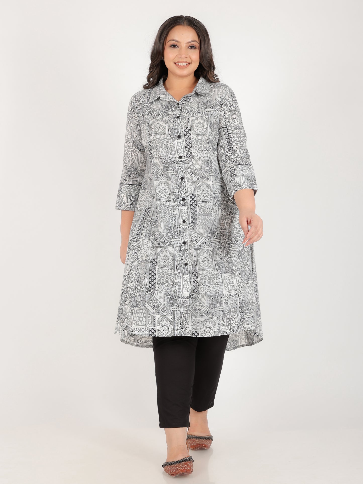 Soft Cotton Patchwork Kurta