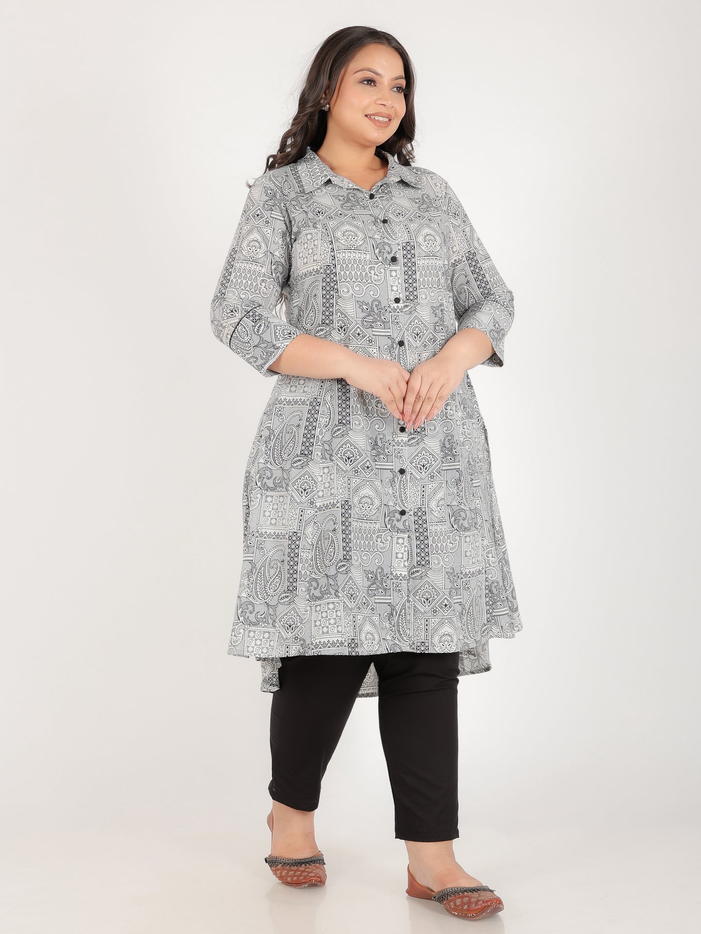 Soft Cotton Patchwork Kurta