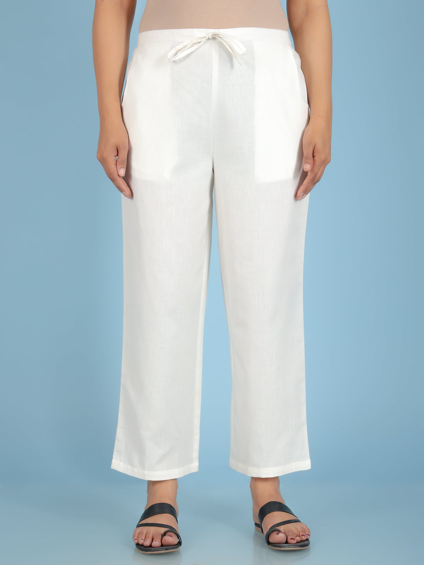 Linen Cotton Solid Pant