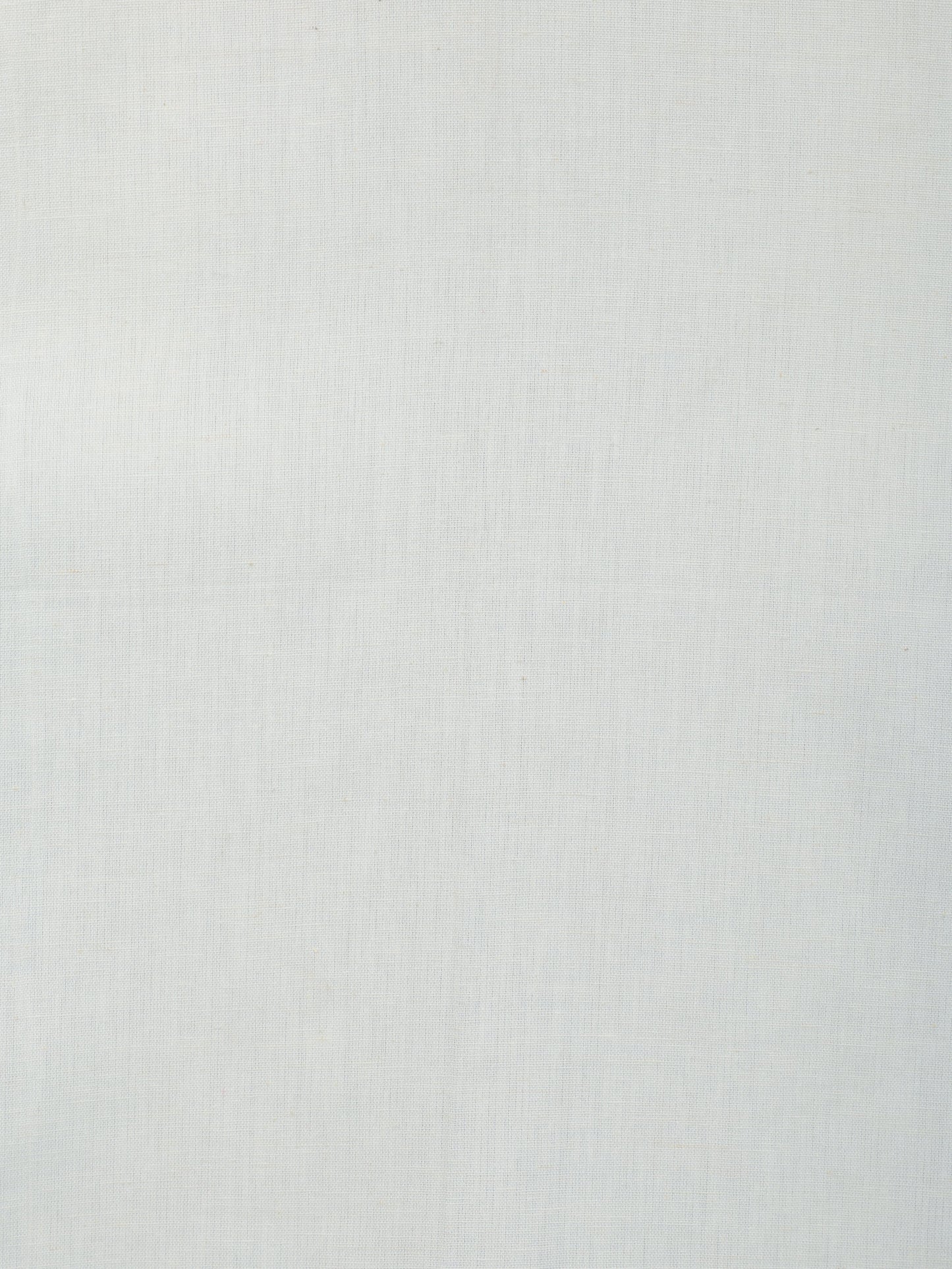 Embroidered Linen Cotton Solid Straight Off White Kurta