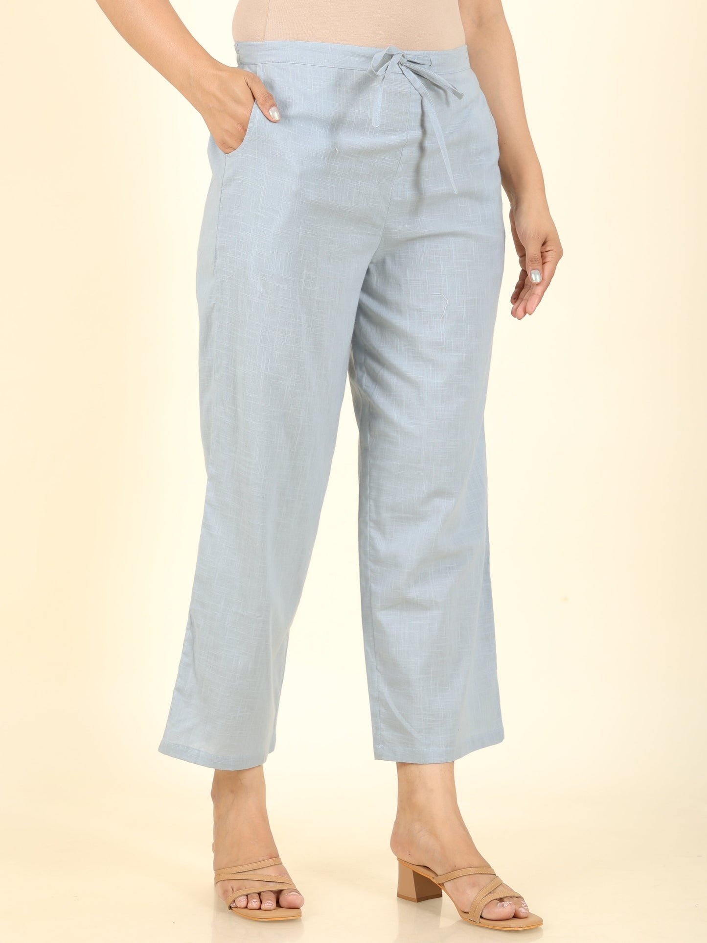 Khadi Cotton Solid Pant