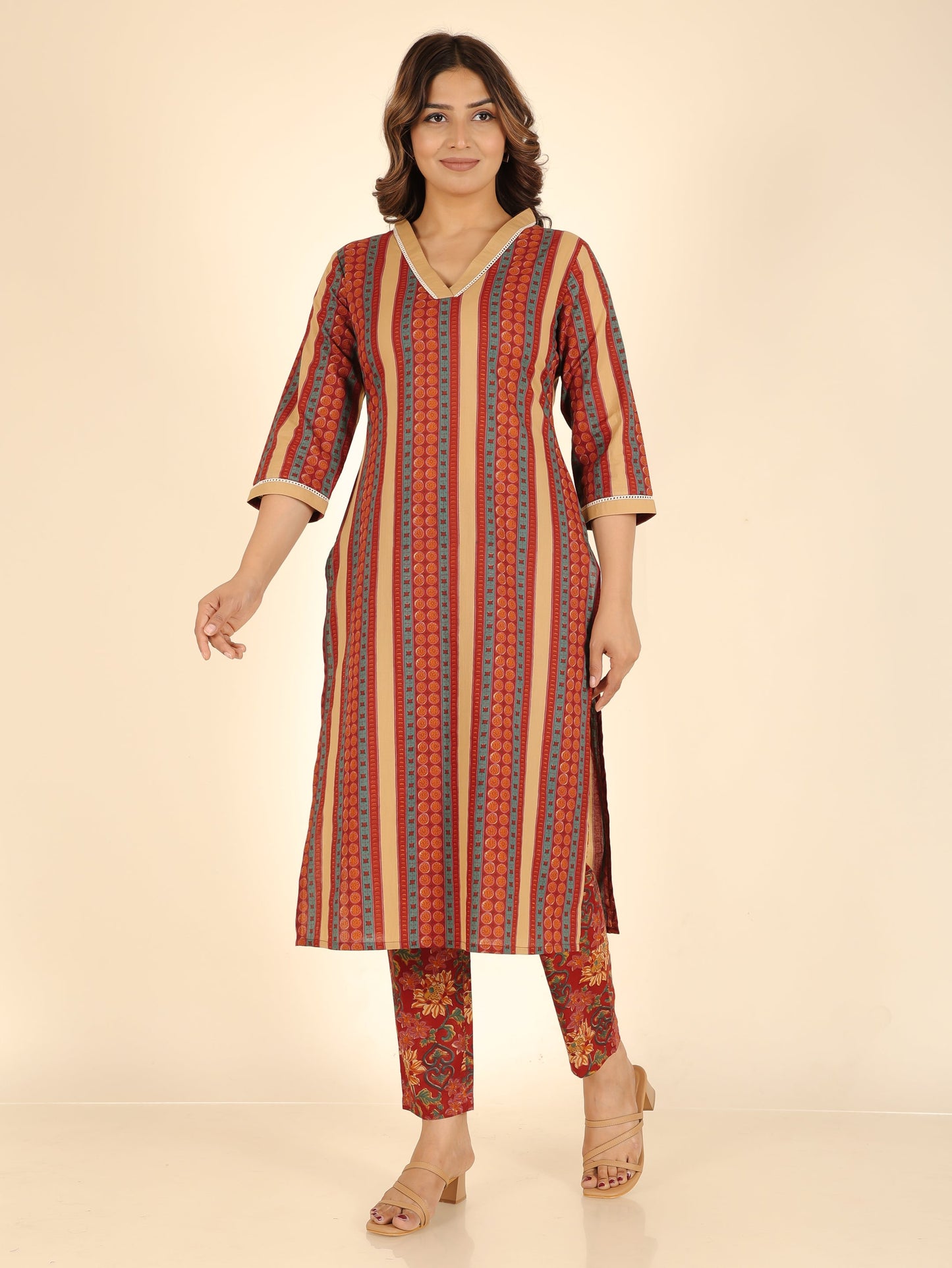 Soft Cotton Striped Kurta