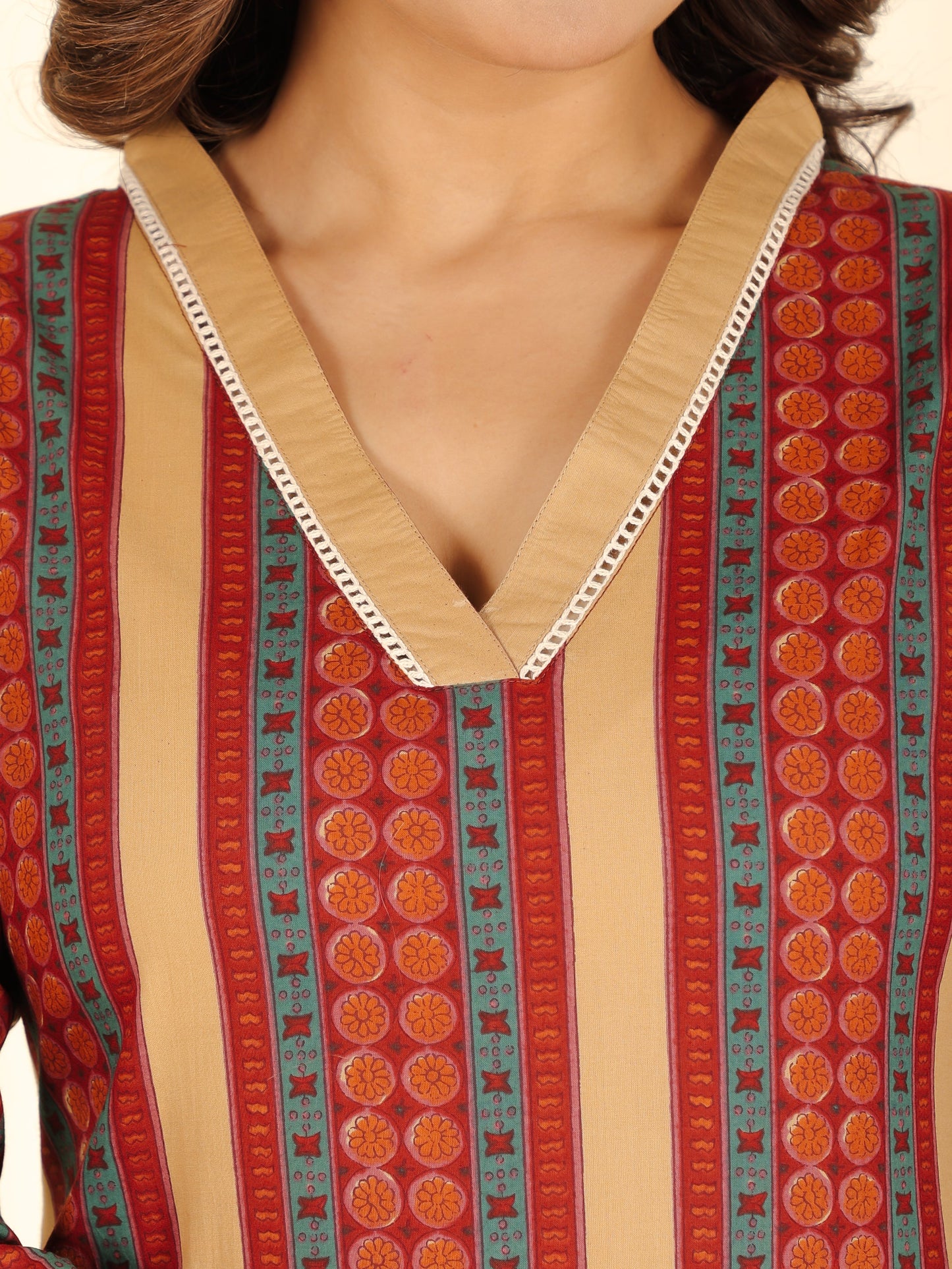 Soft Cotton Striped Kurta