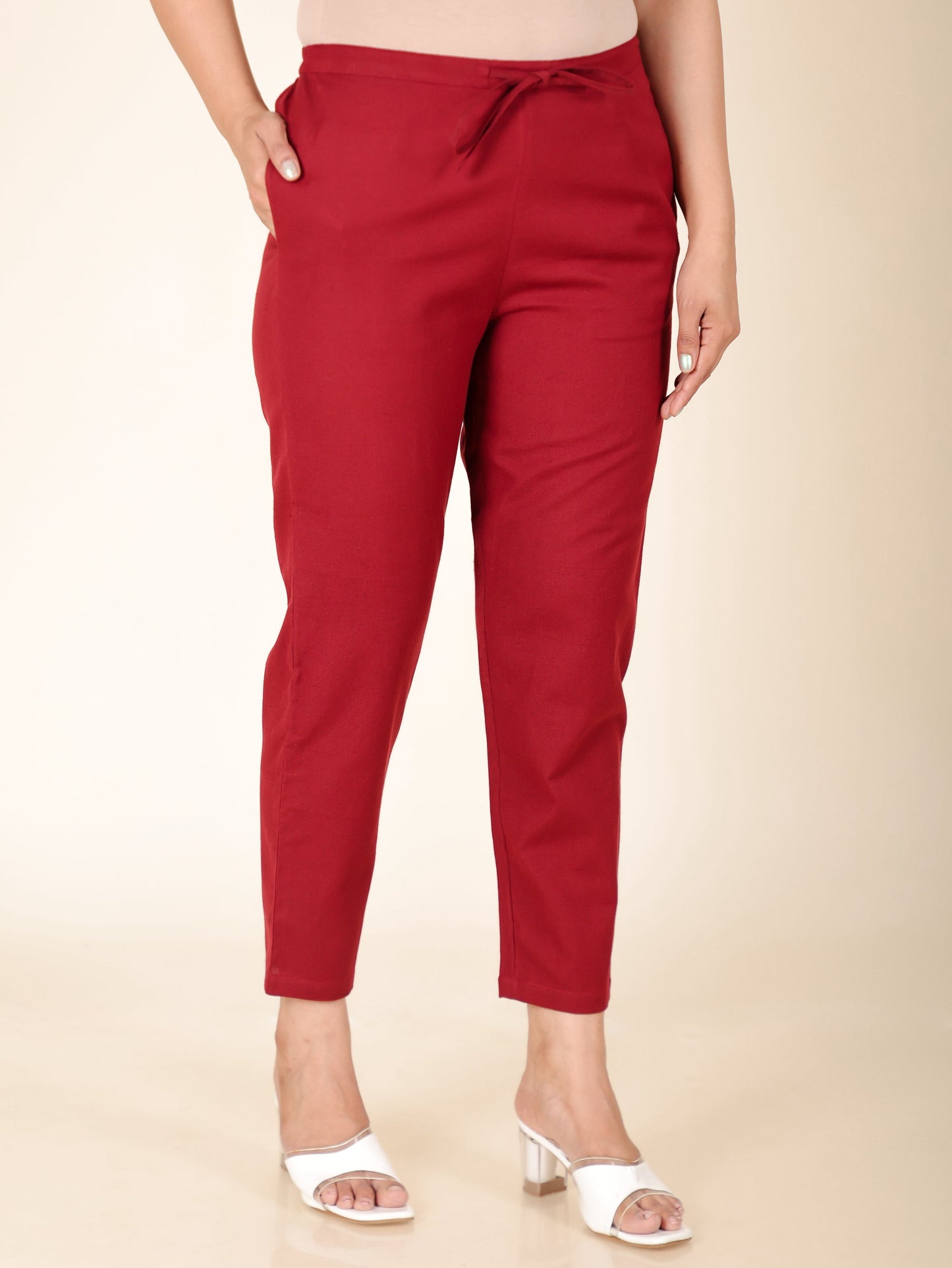 Linen Cotton Solid Pant