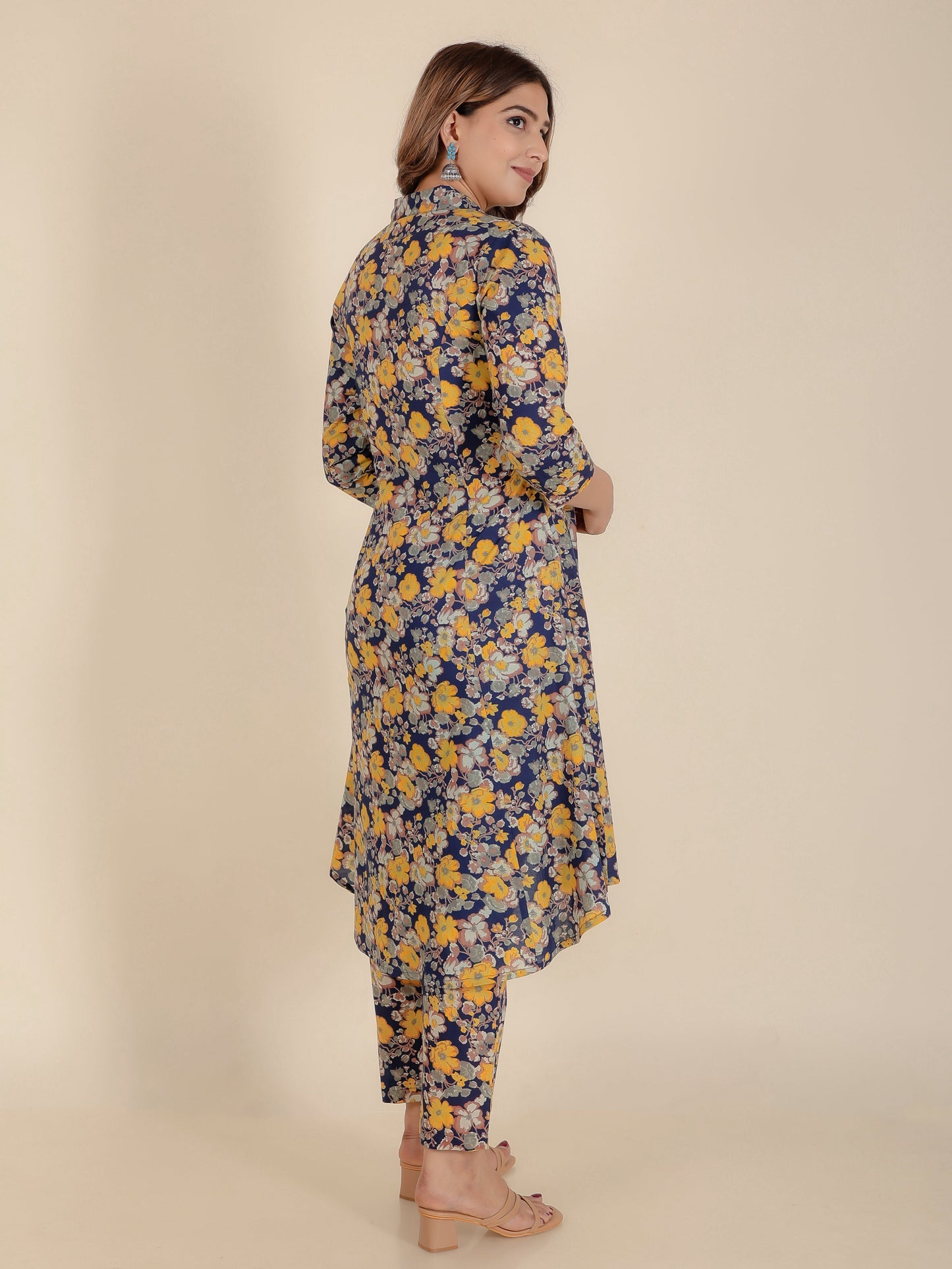 Soft Cotton Floral Kurta