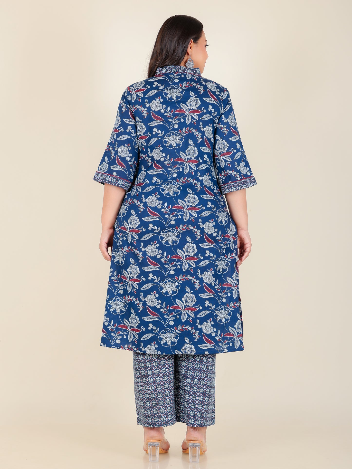 Soft Cotton Floral Kurta