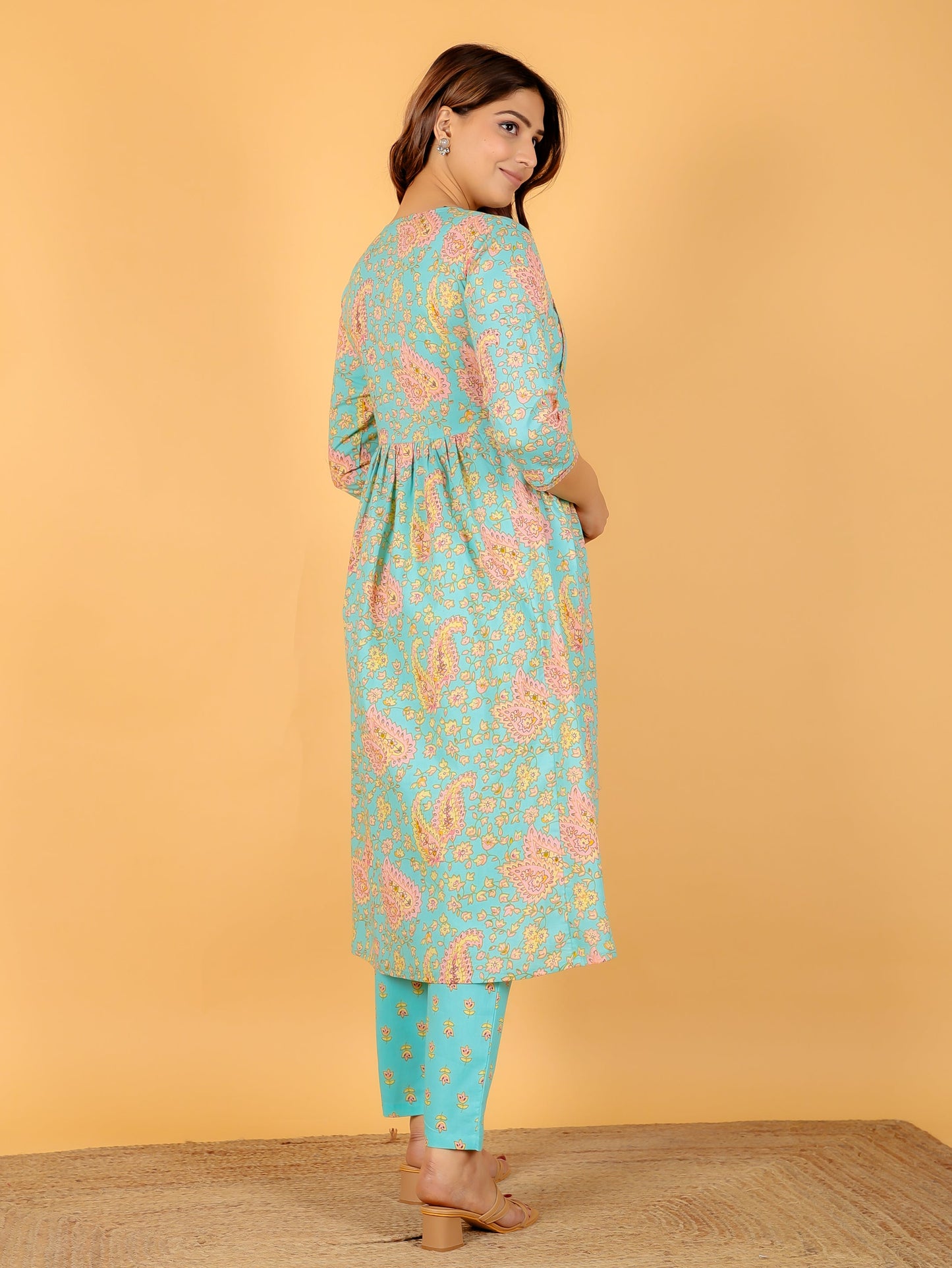 Soft Cotton Paisley Kurta