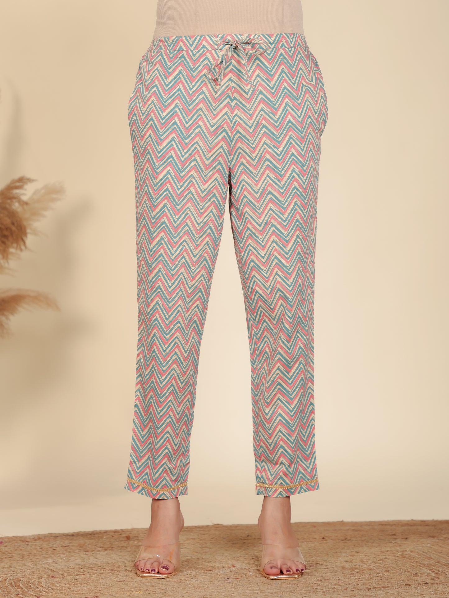 Soft Cotton Chevron Pant