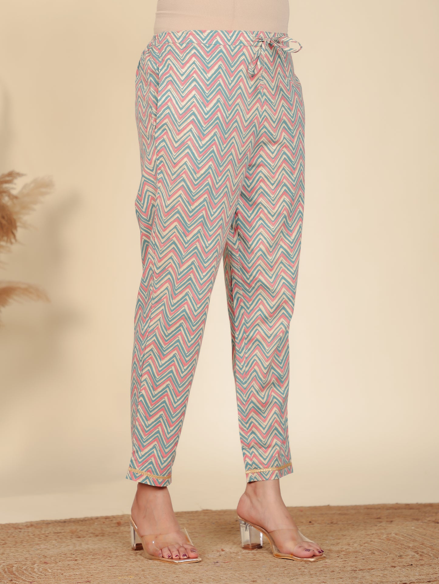 Soft Cotton Chevron Pant