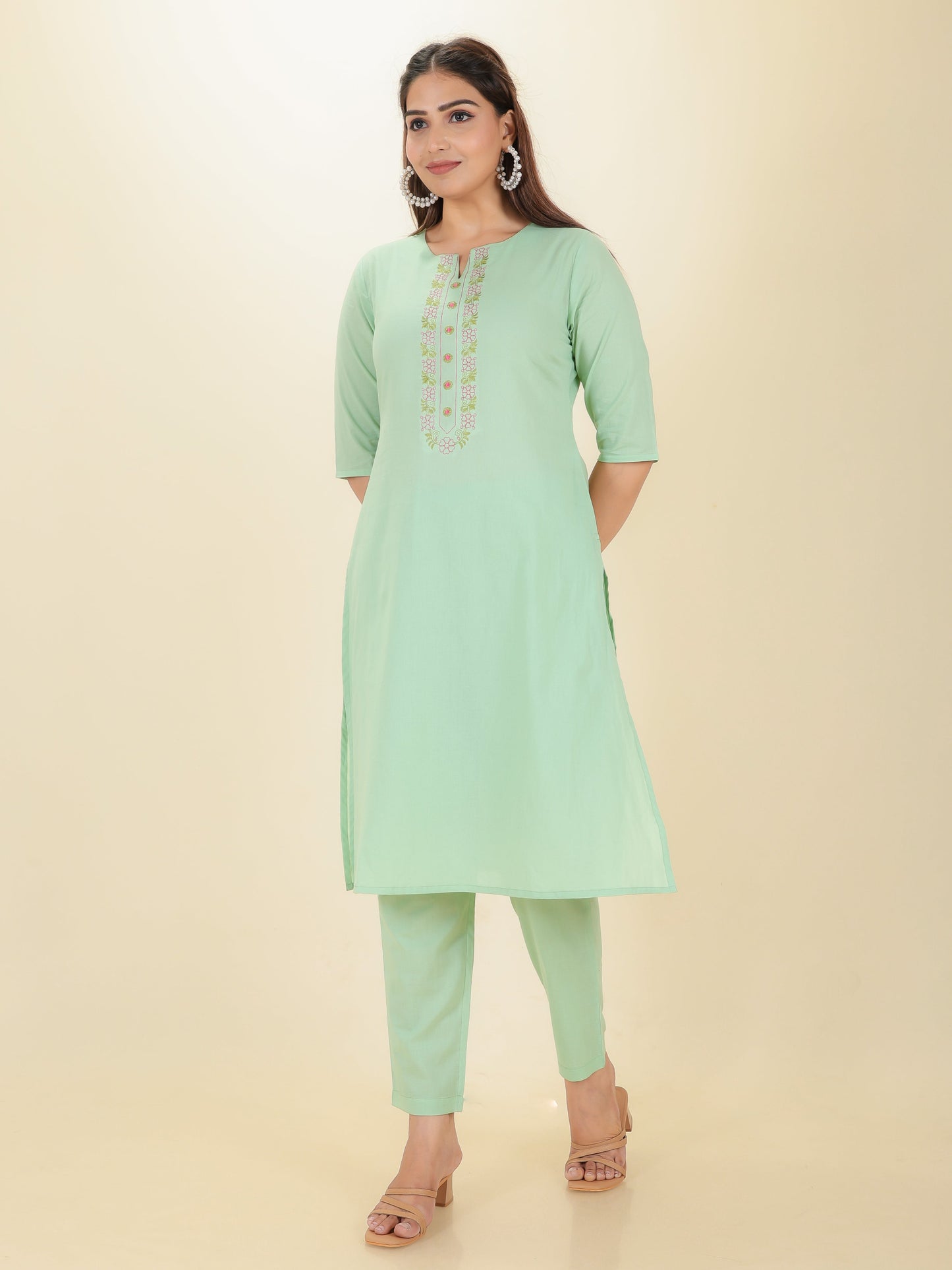 Soft Cotton Solid Kurta