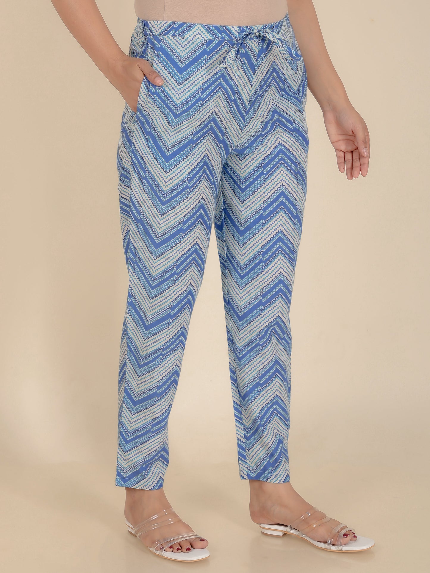 Soft Cotton Chevron Pant