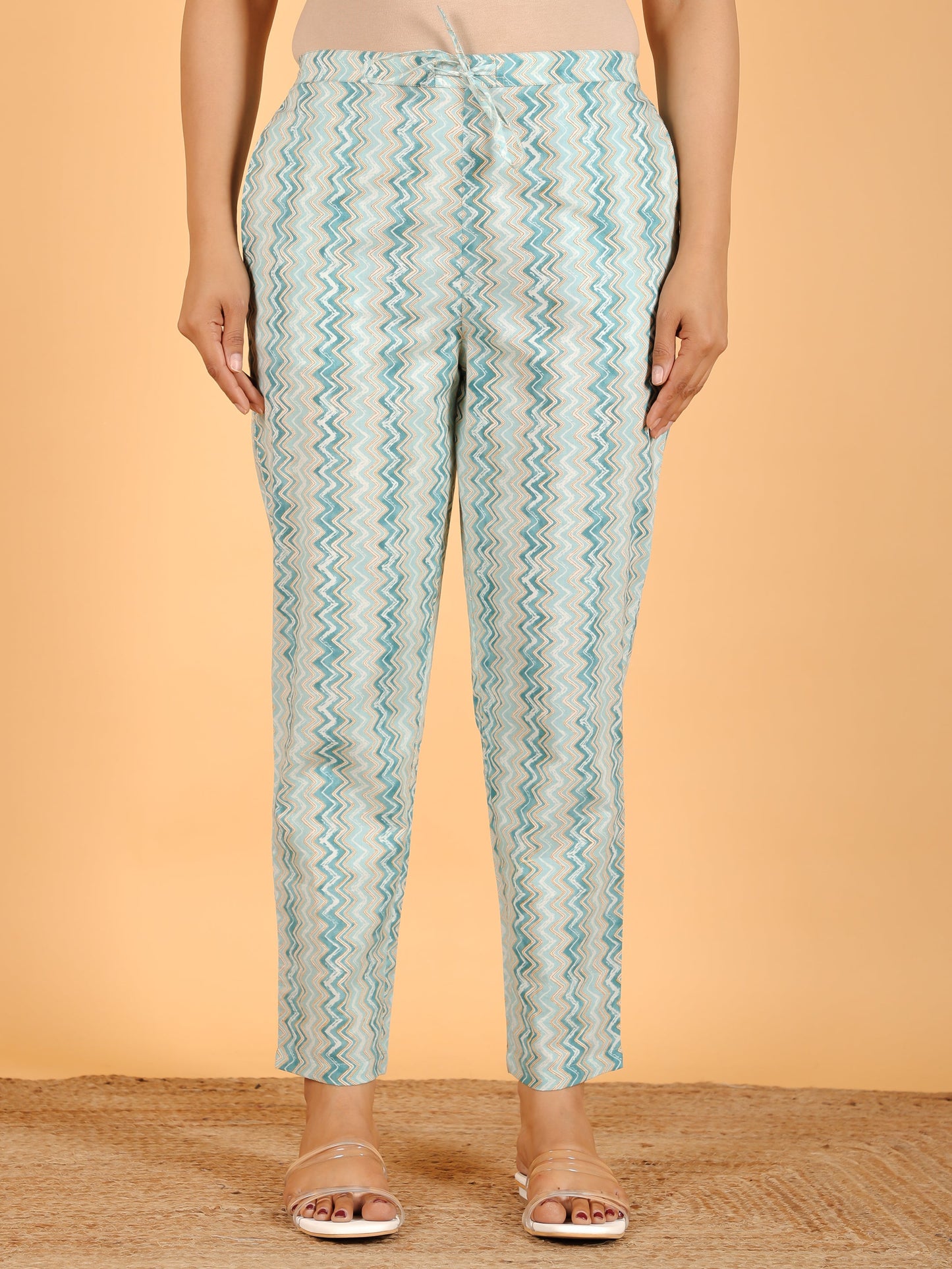 Soft Cotton Chevron Pant