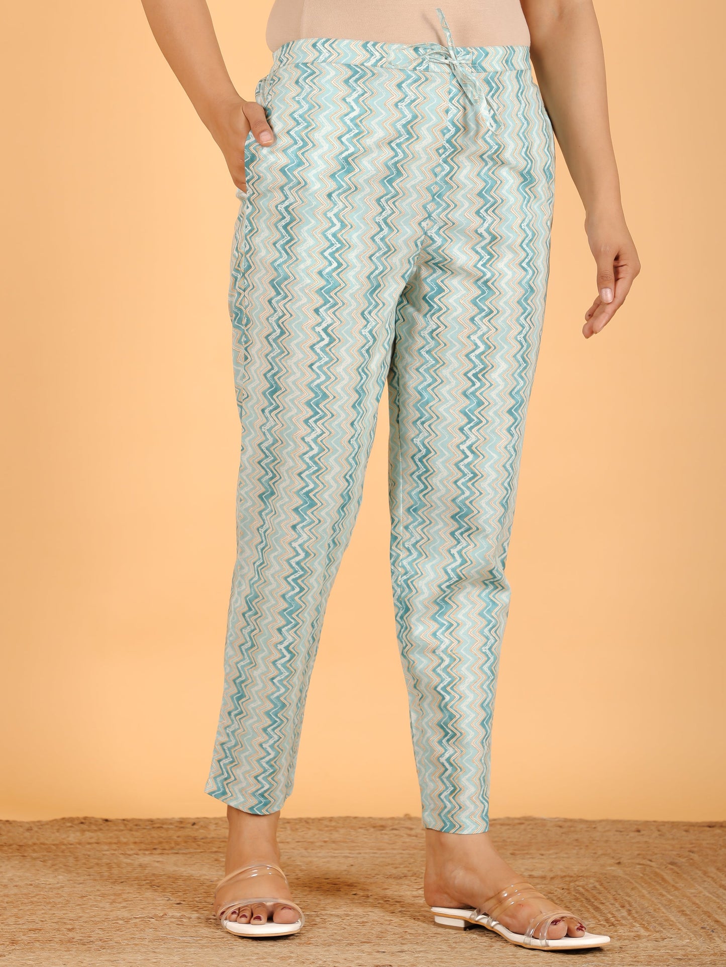 Soft Cotton Chevron Pant