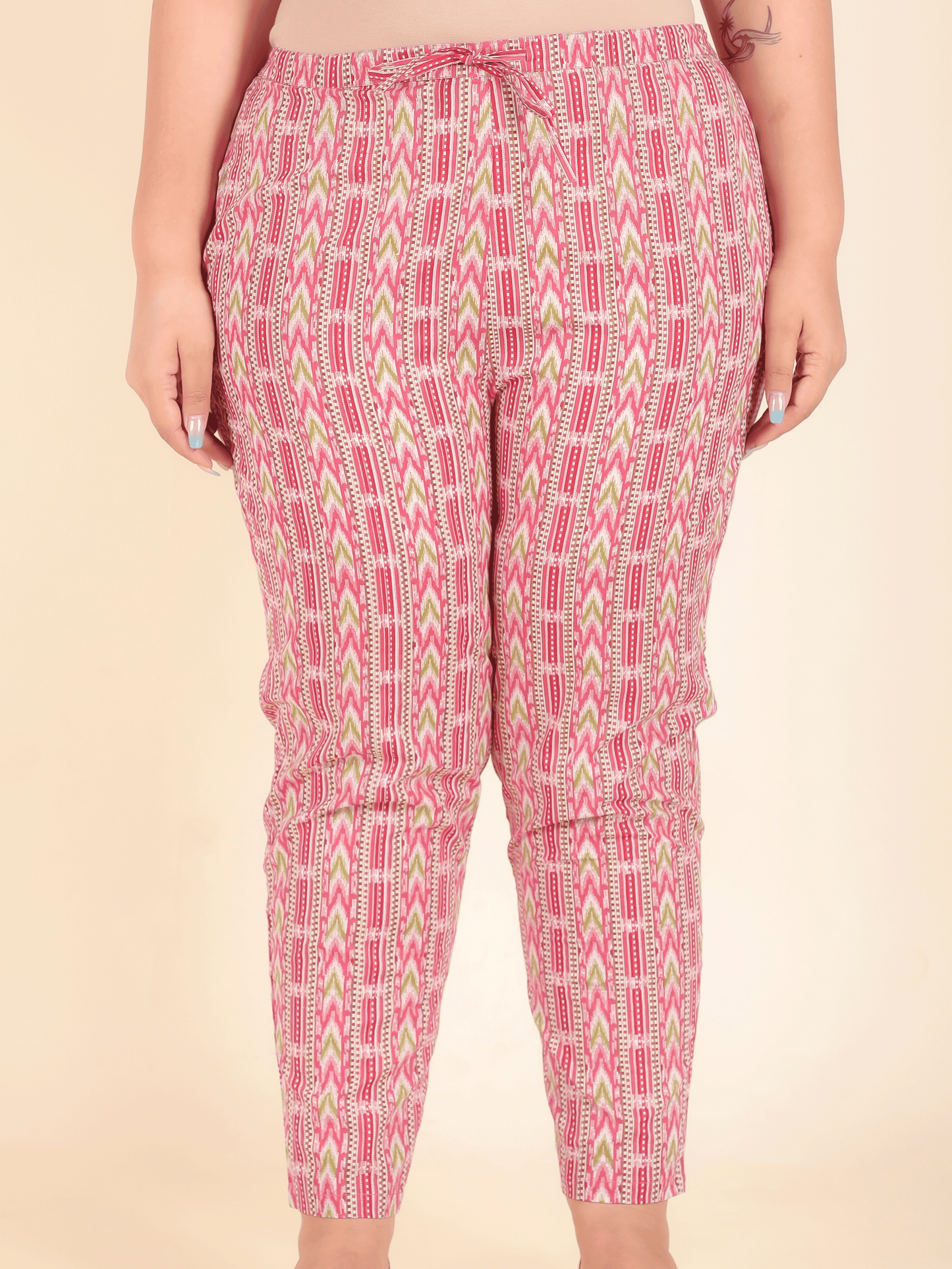 Soft Cotton Floral Straight Pink Kurta