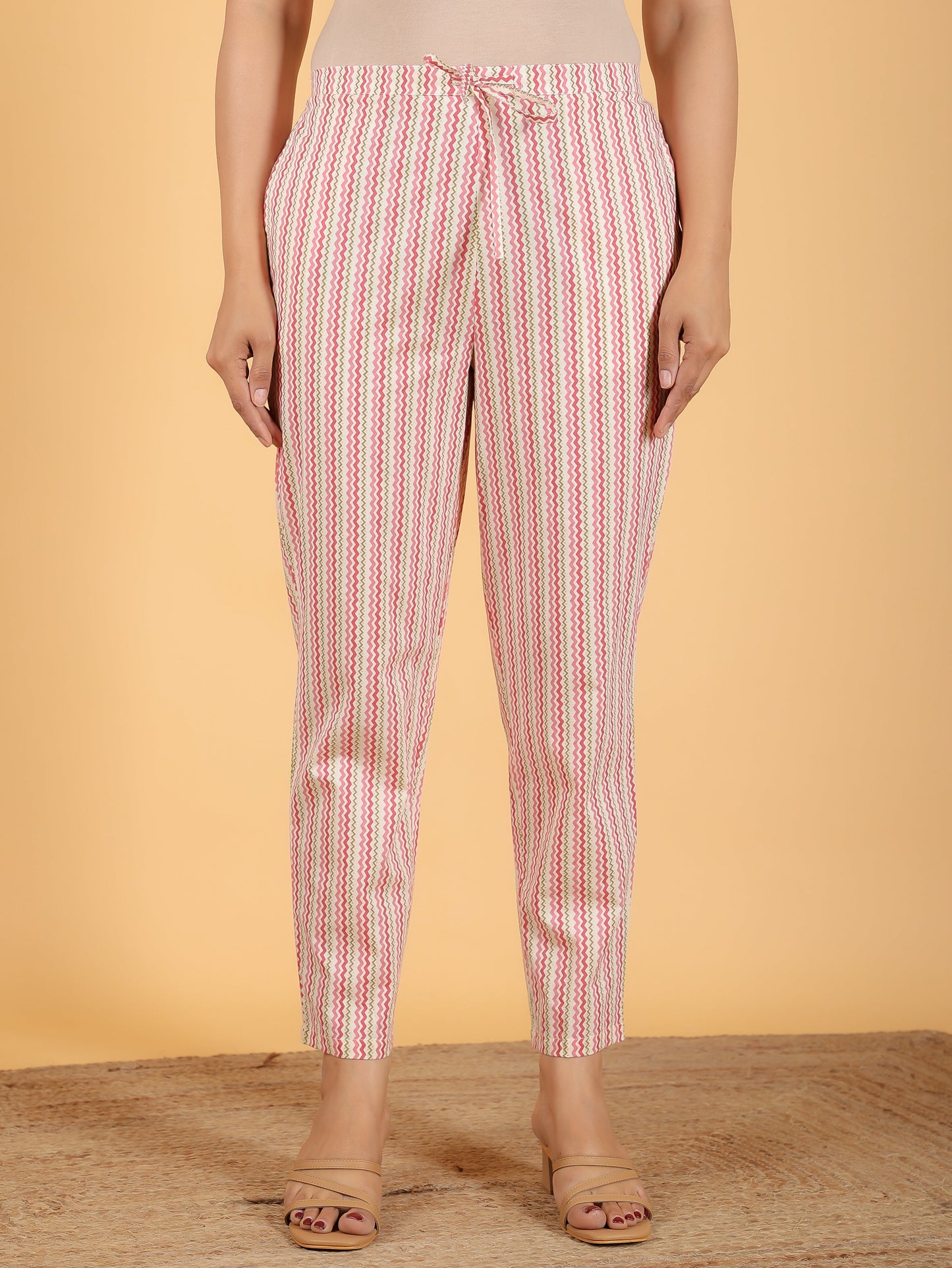 Soft Cotton Chevron Pant