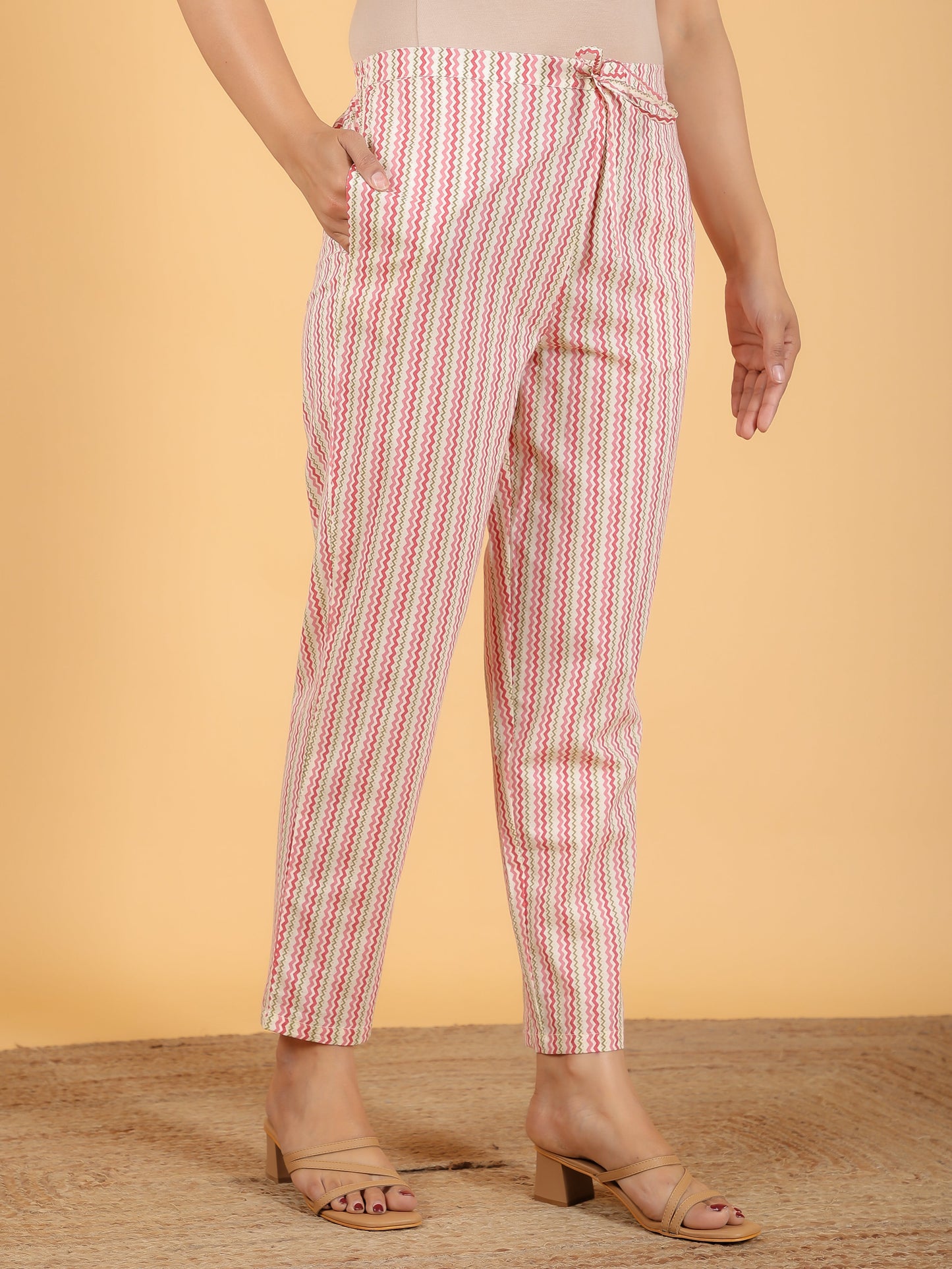 Soft Cotton Chevron Pant