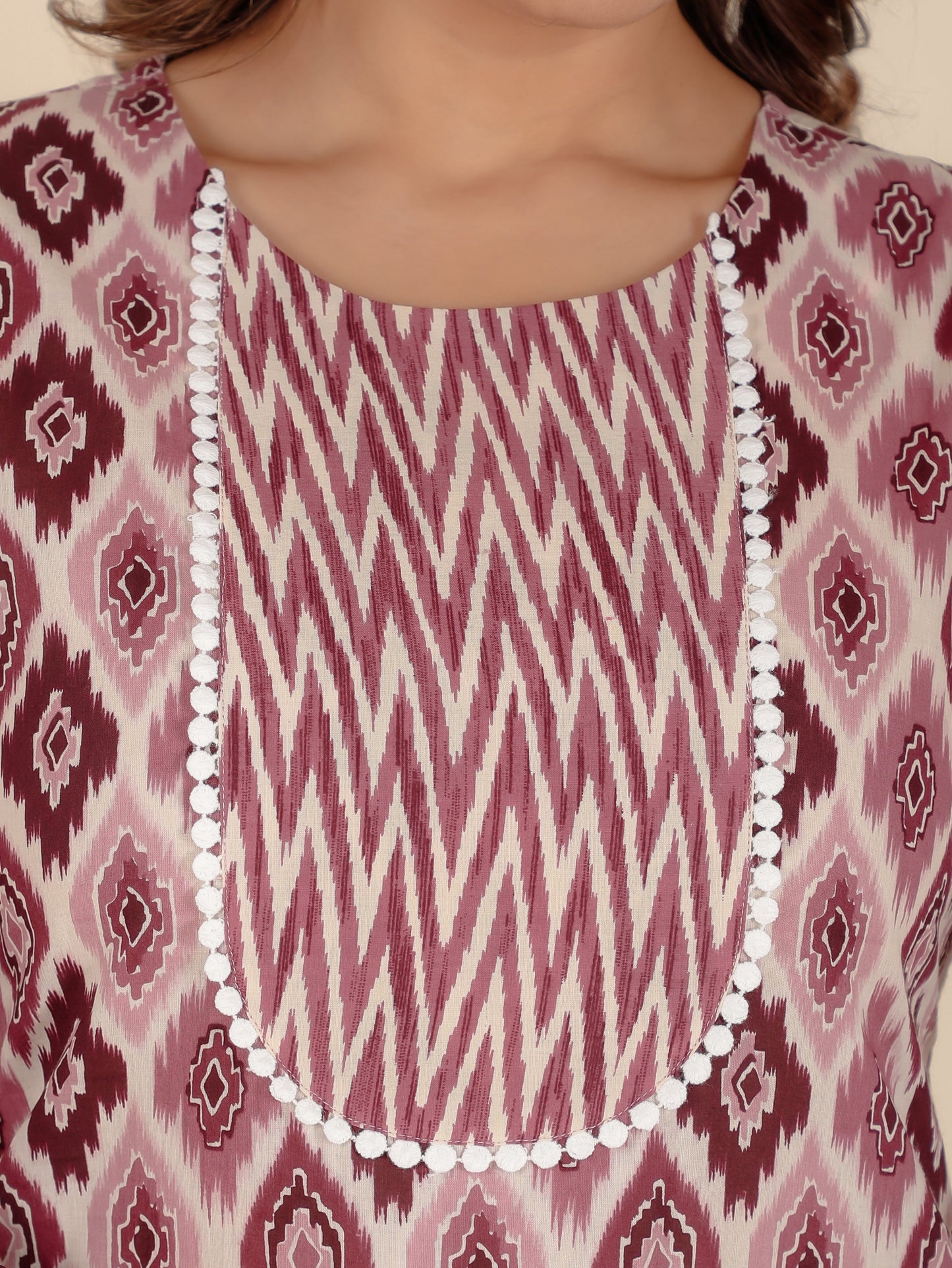 Soft Cotton Ikat Kurta