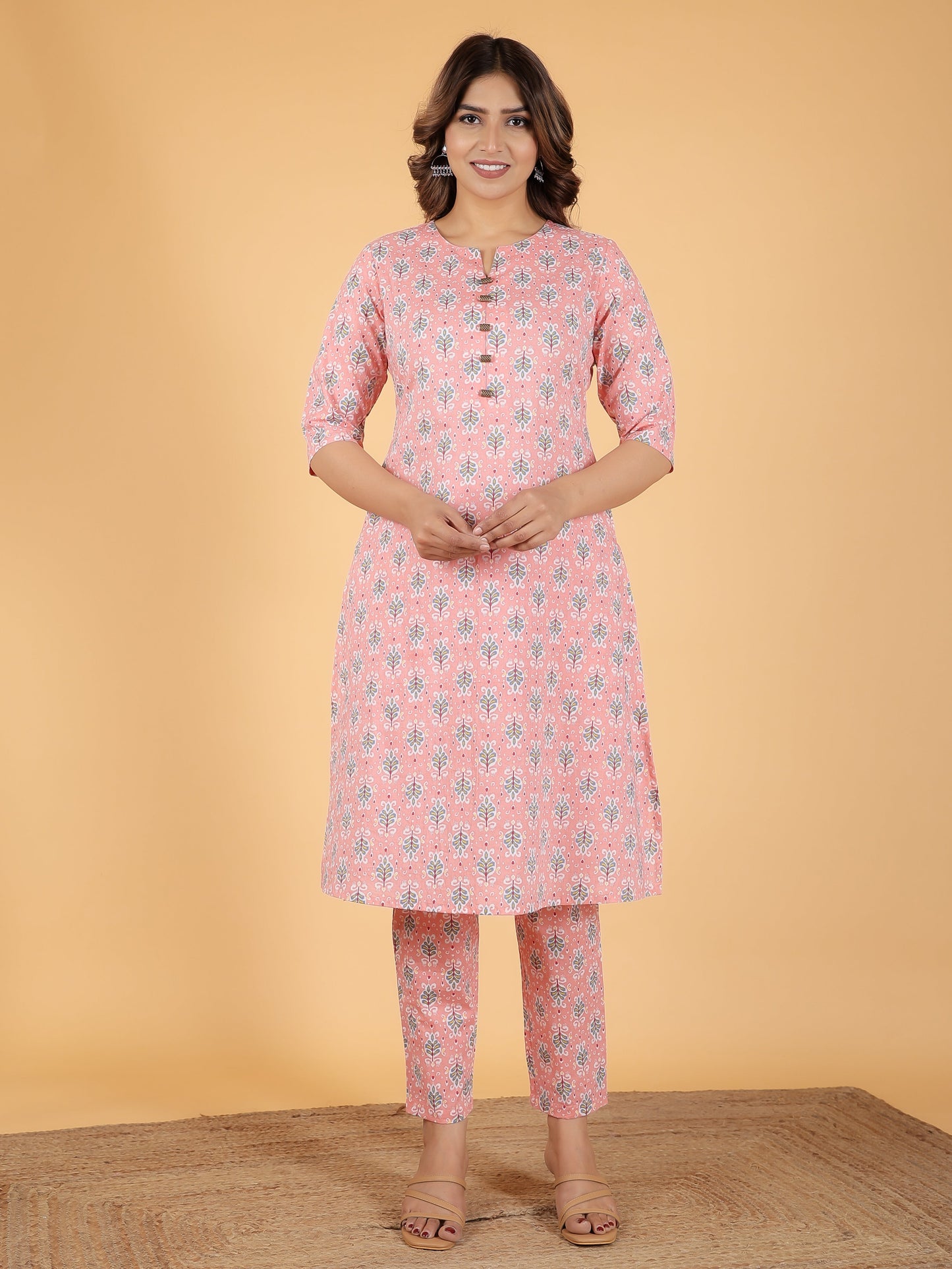 Soft Cotton Ikat Kurta