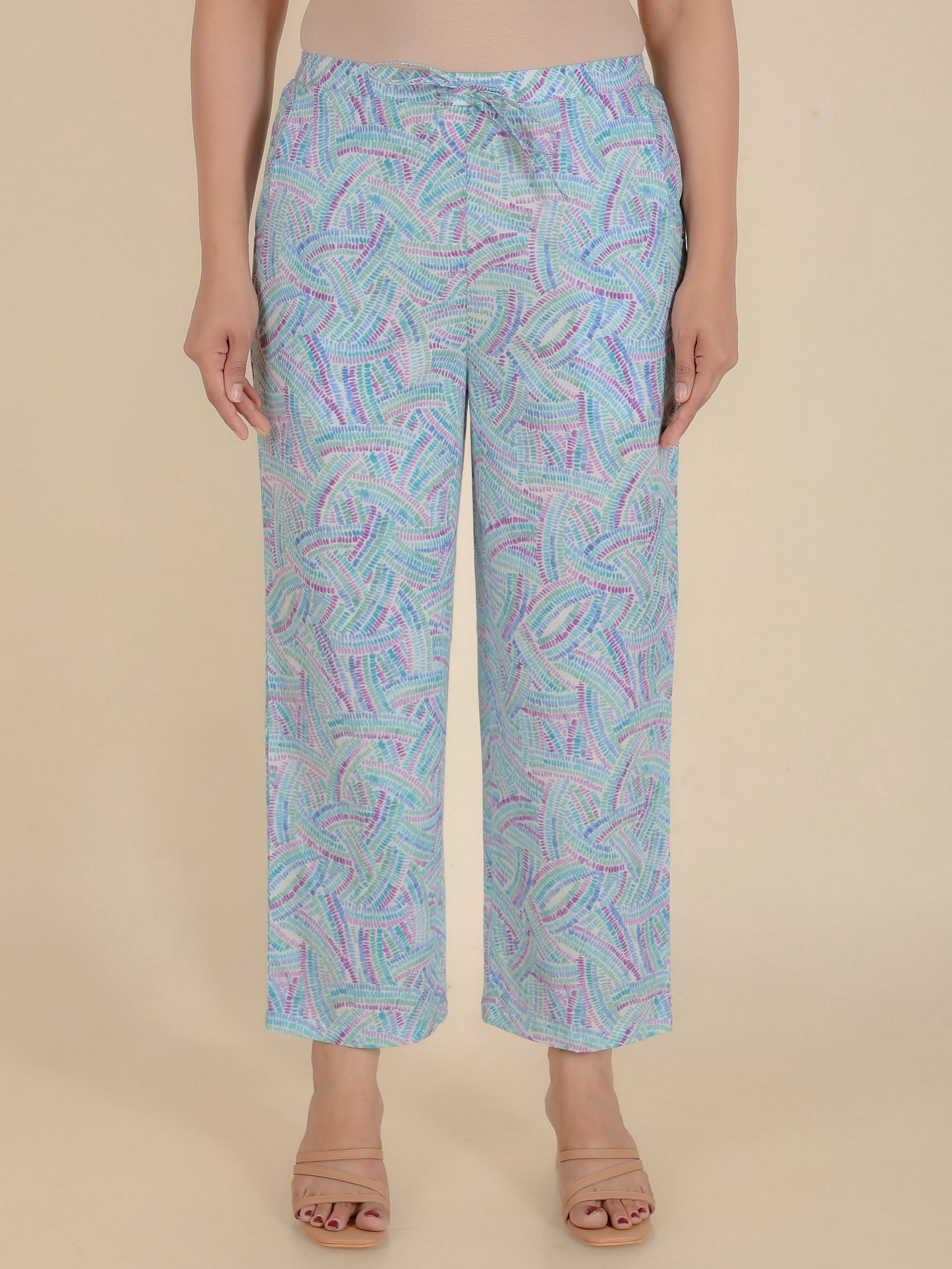 Soft Cotton Abstract Pant