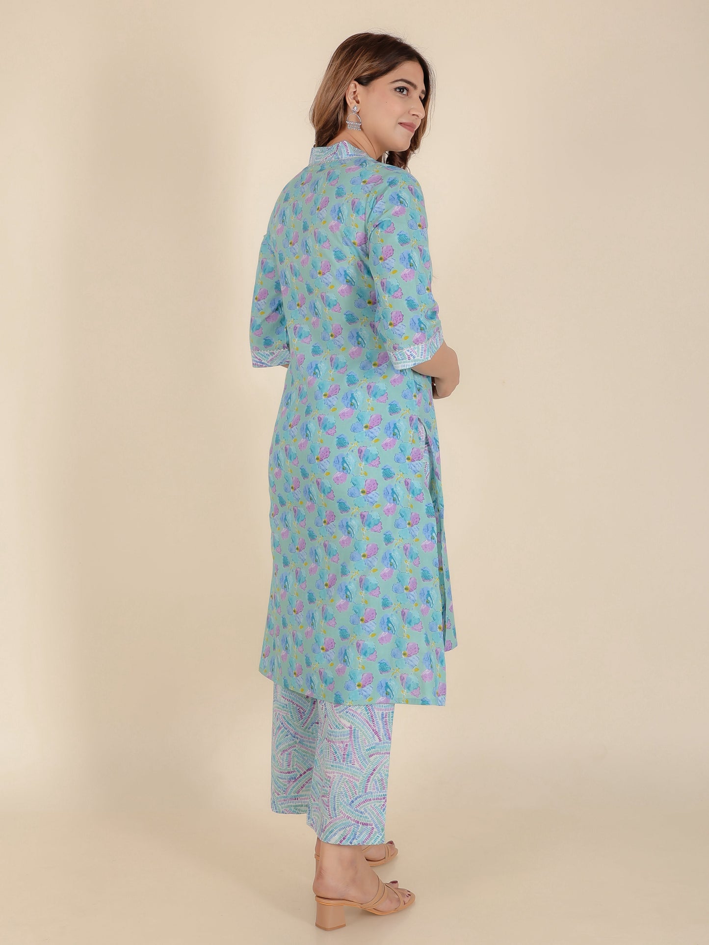 Soft Cotton Floral Kurta