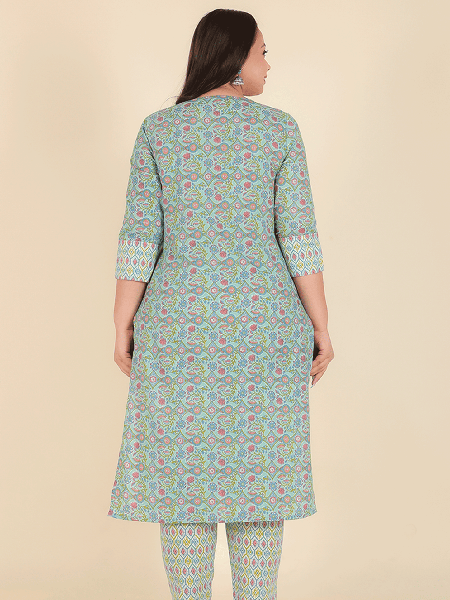 Soft Cotton Floral Kurta