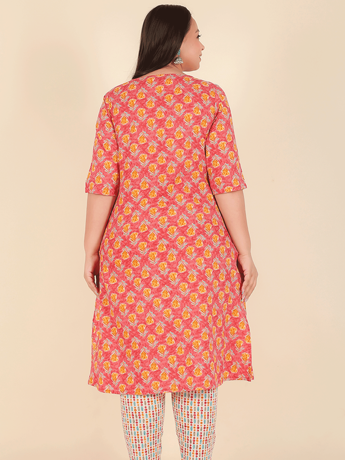 Soft Cotton Floral Kurta