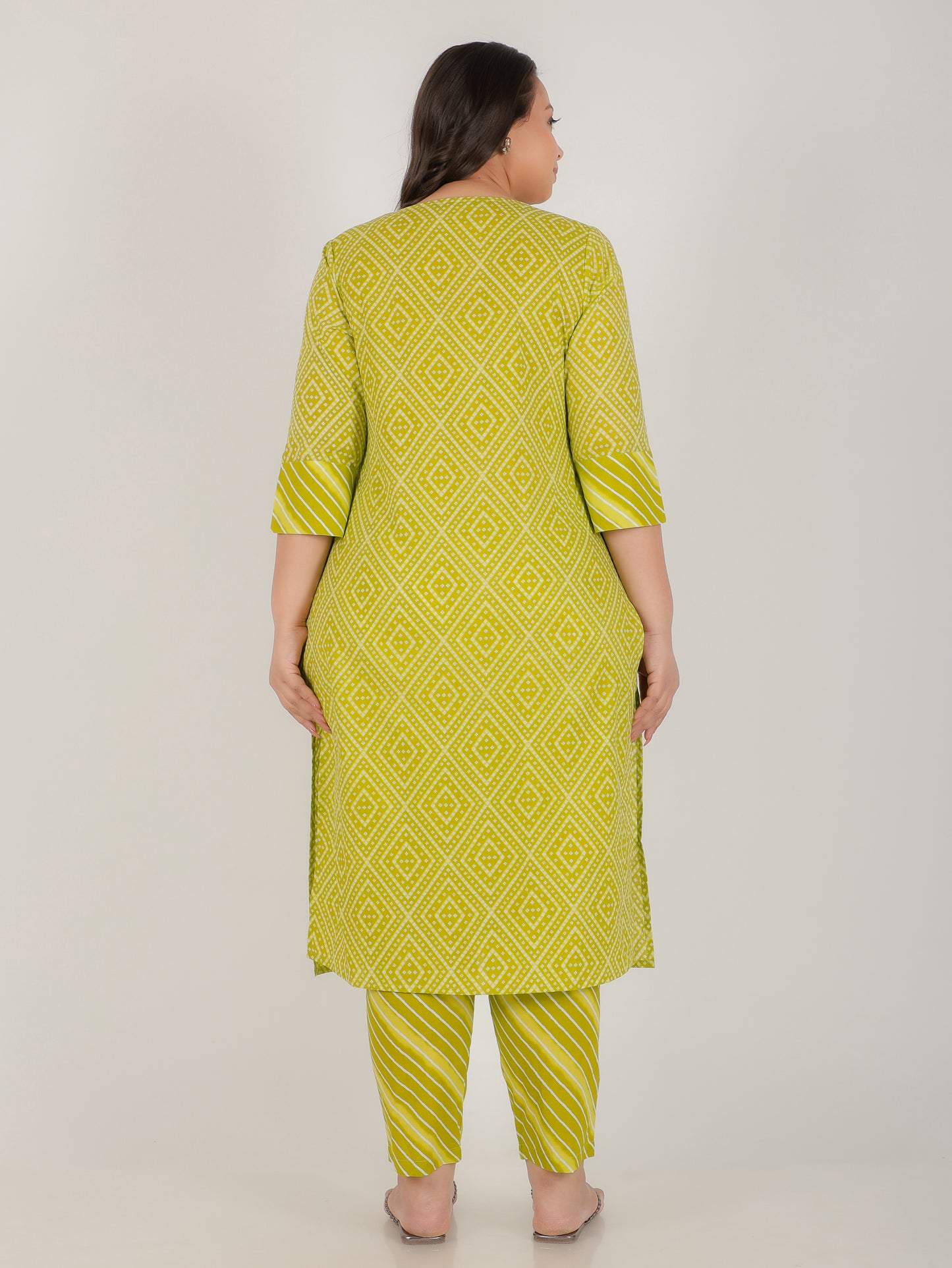 Soft Cotton Bandhani Kurta