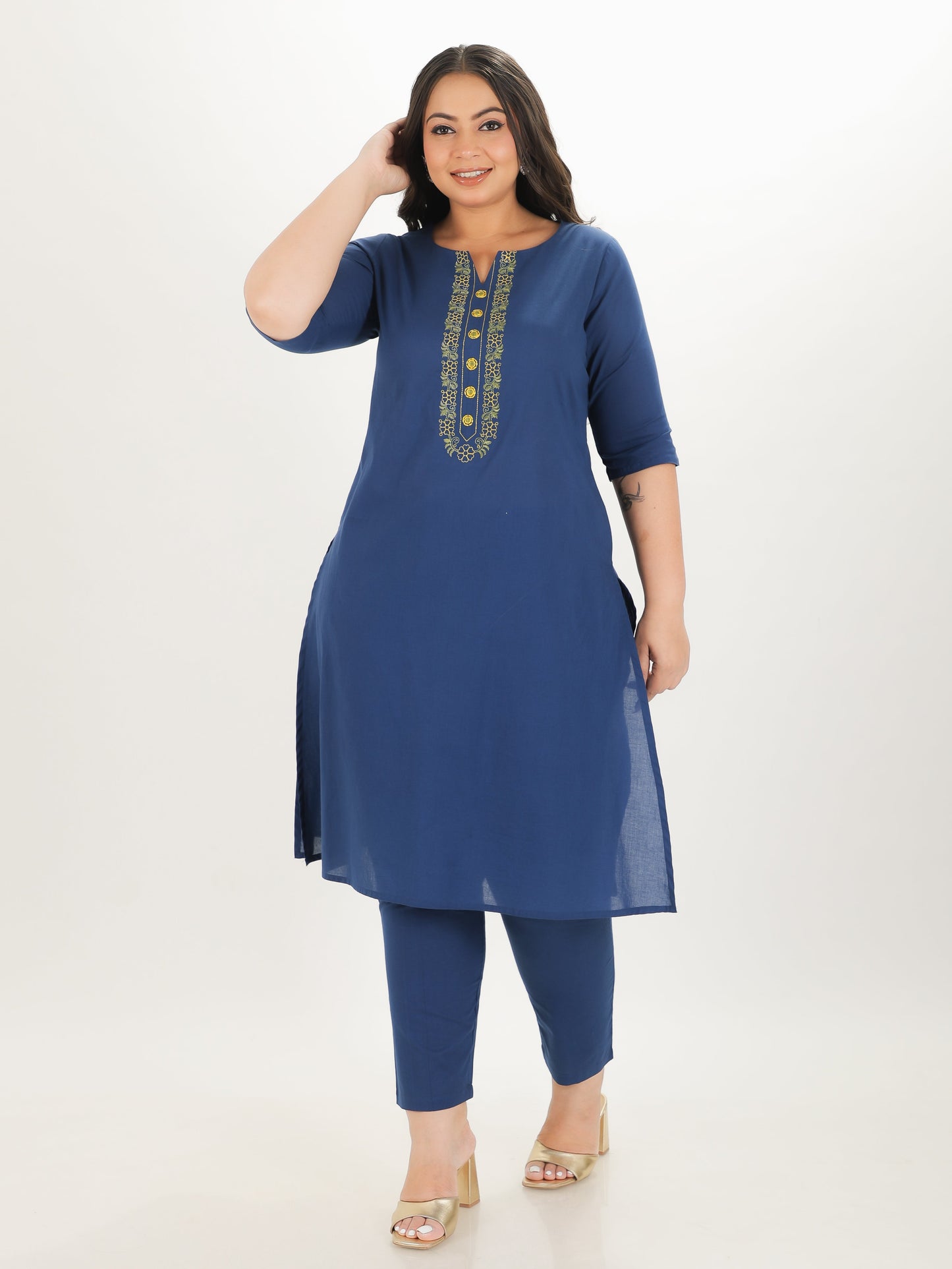 Soft Cotton Solid Kurta