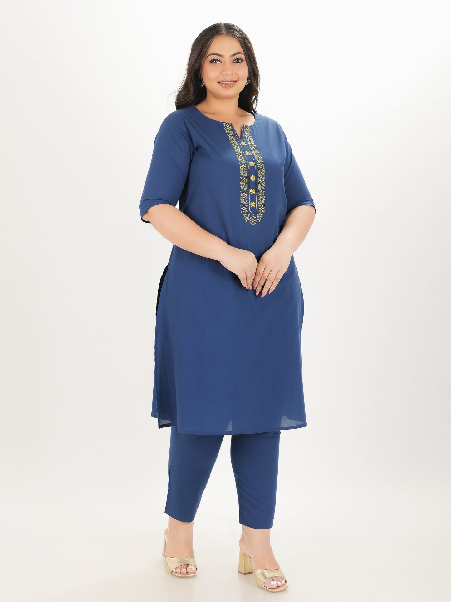 Soft Cotton Solid Kurta