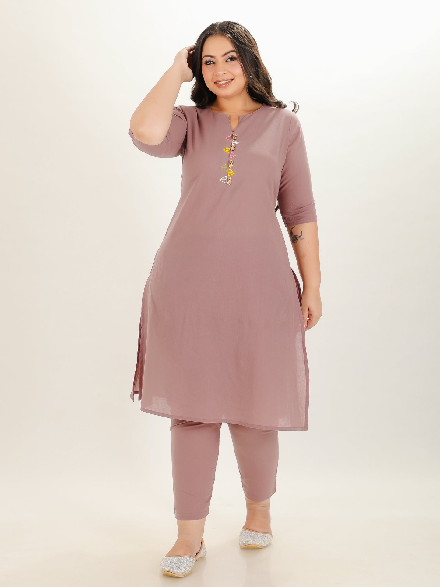 Soft Cotton Solid Kurta