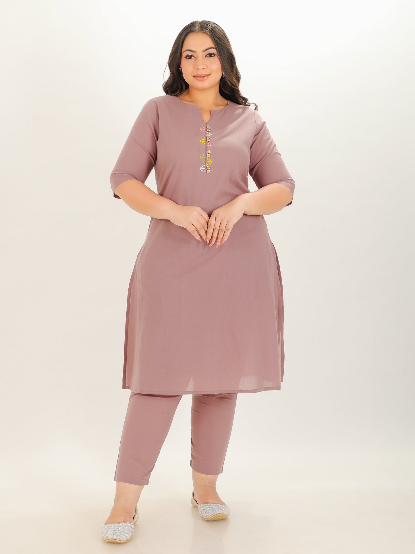 Soft Cotton Solid Kurta