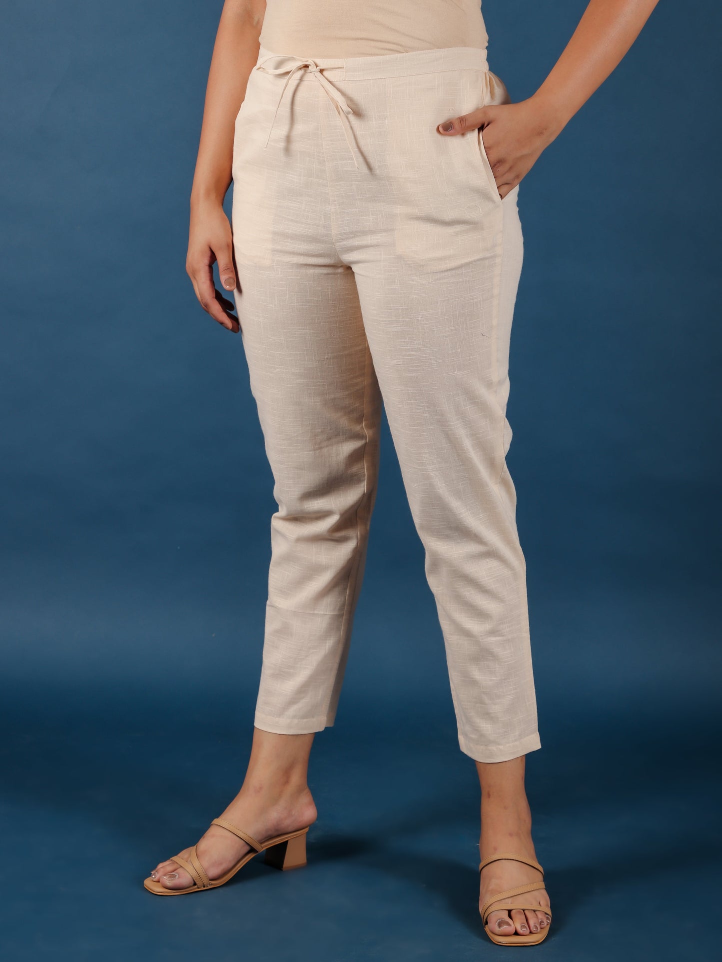 Khadi Cotton Solid Pant