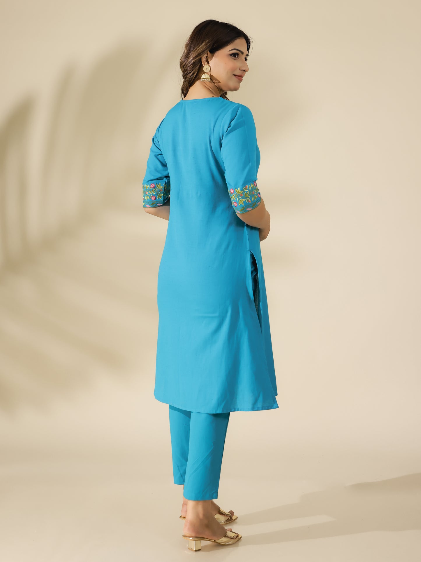 Linen Cotton Solid Kurta