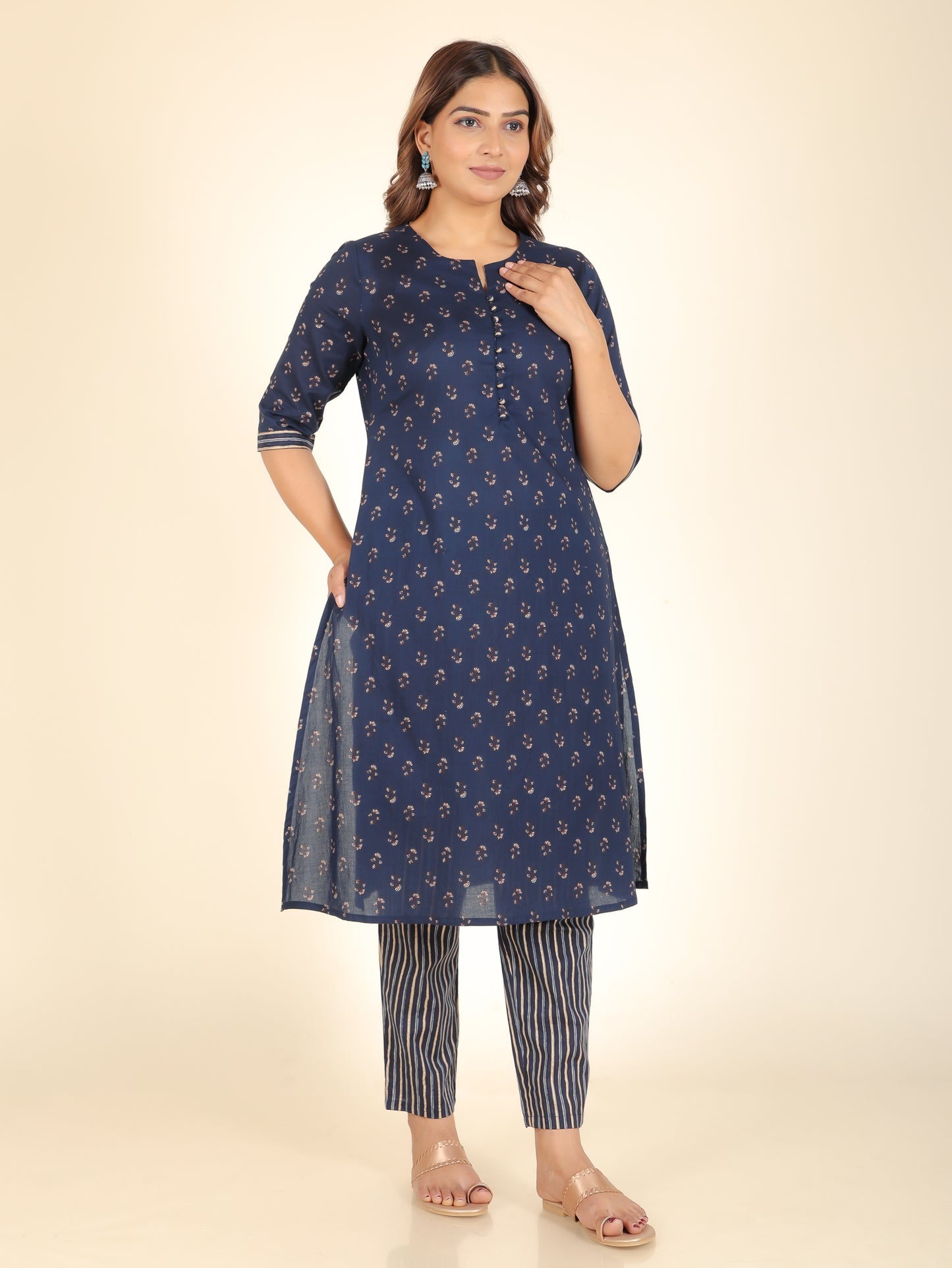 Soft Cotton Butti Kurta