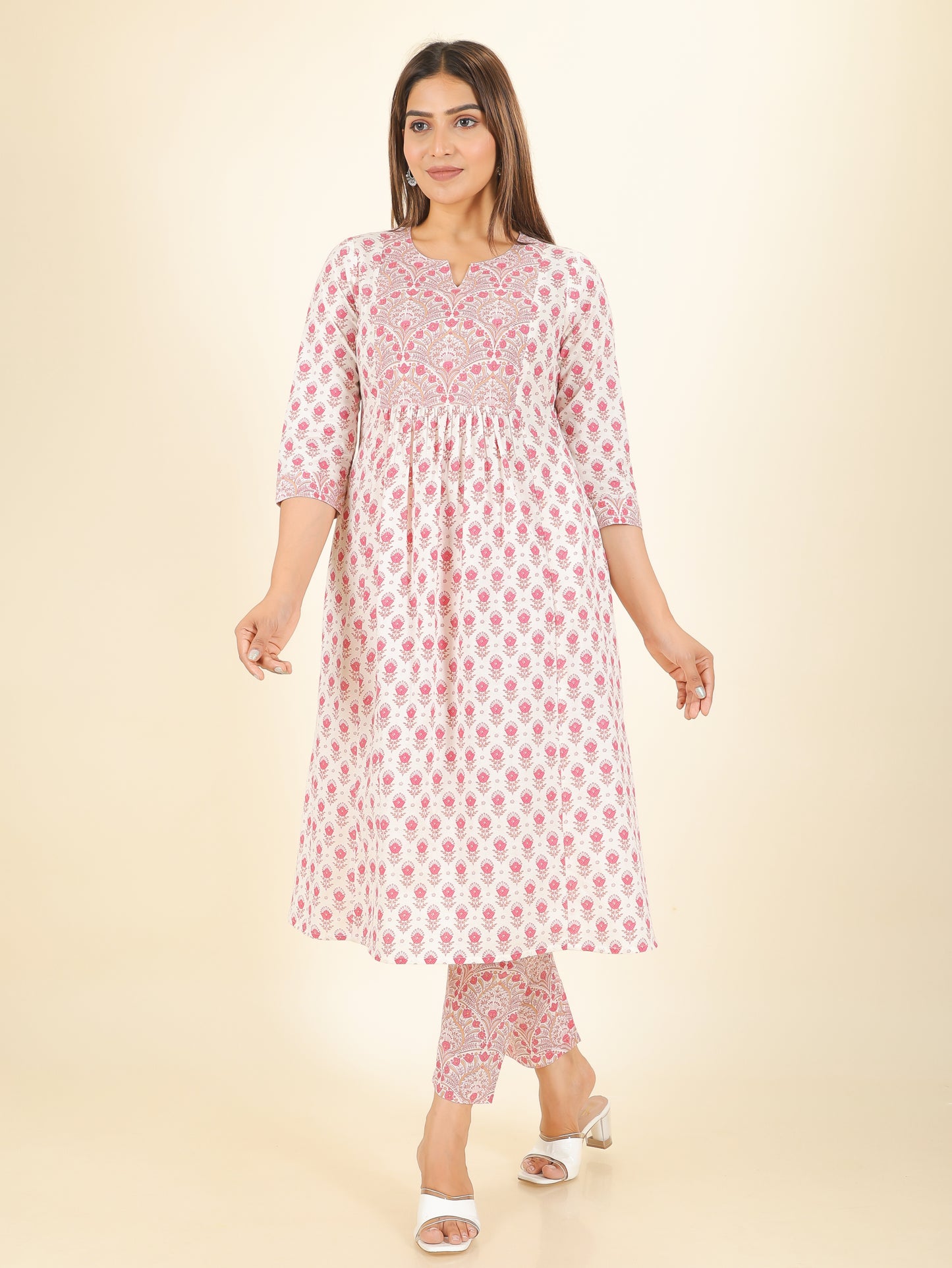 Soft Cotton Butti Kurta