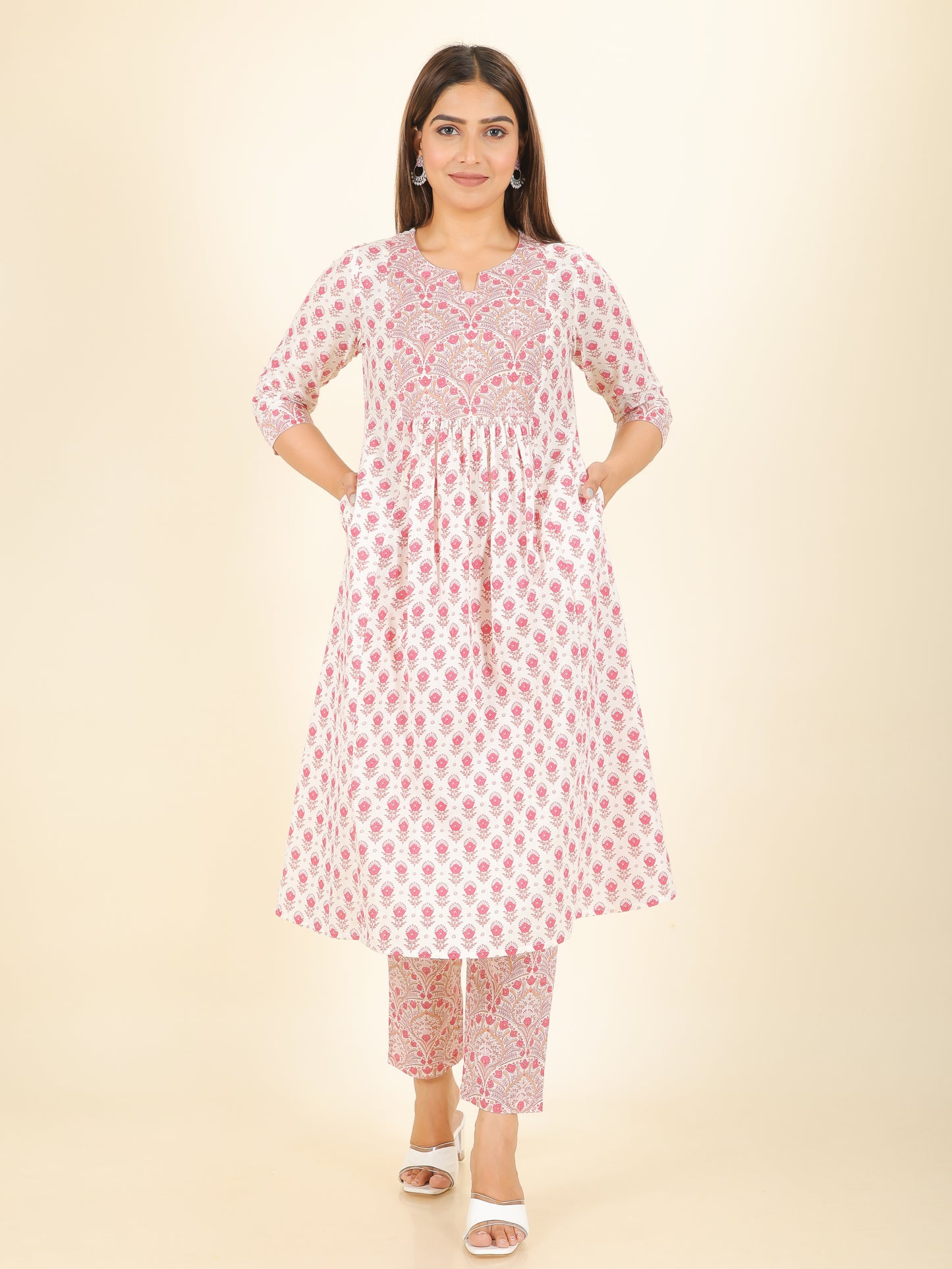 Soft Cotton Butti Kurta