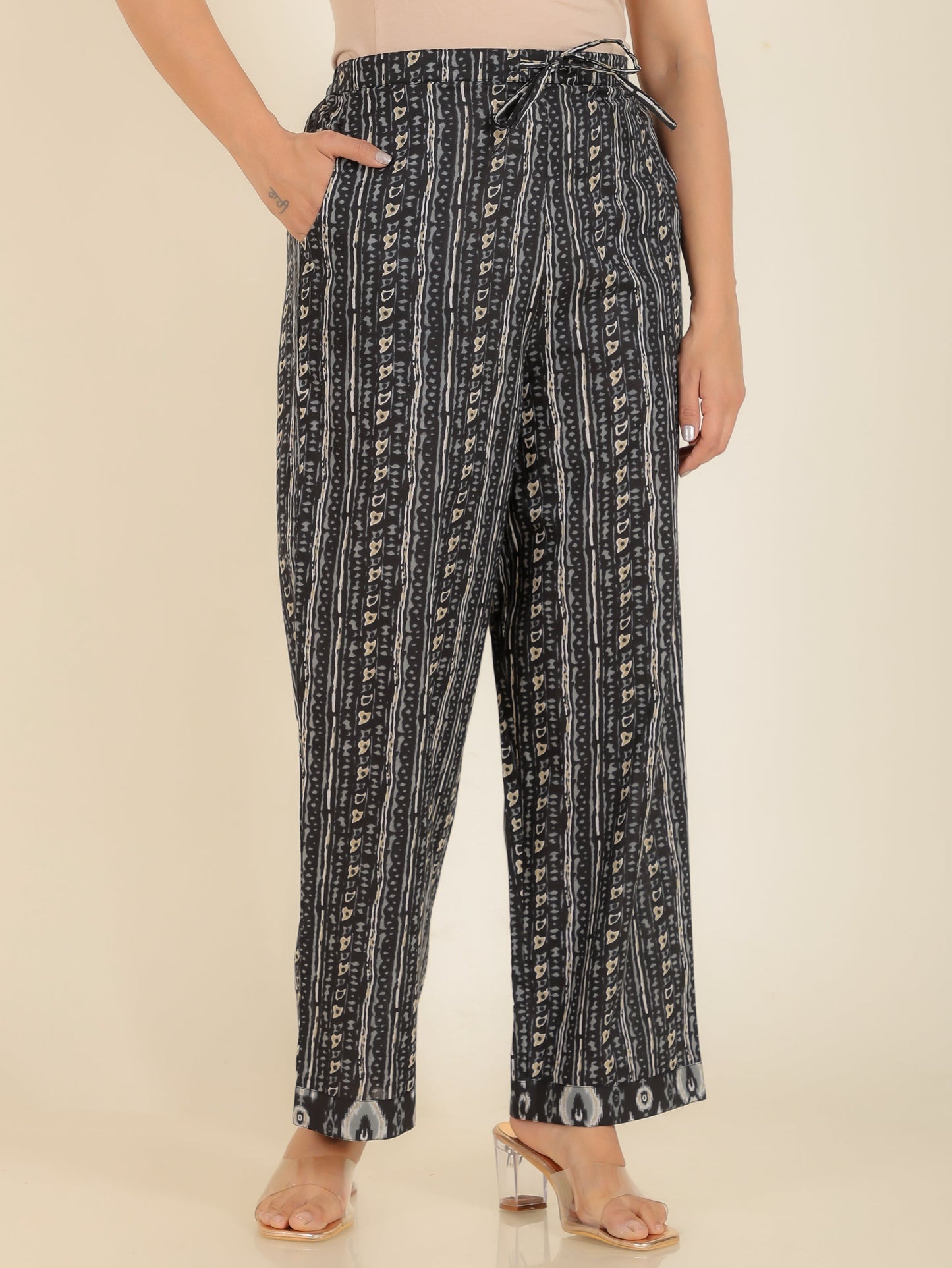 Soft Cotton Ikat Pant